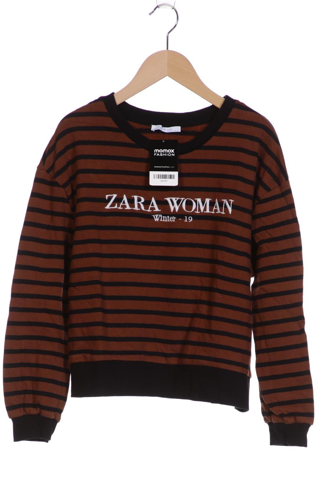 

ZARA Damen Sweatshirt, braun
