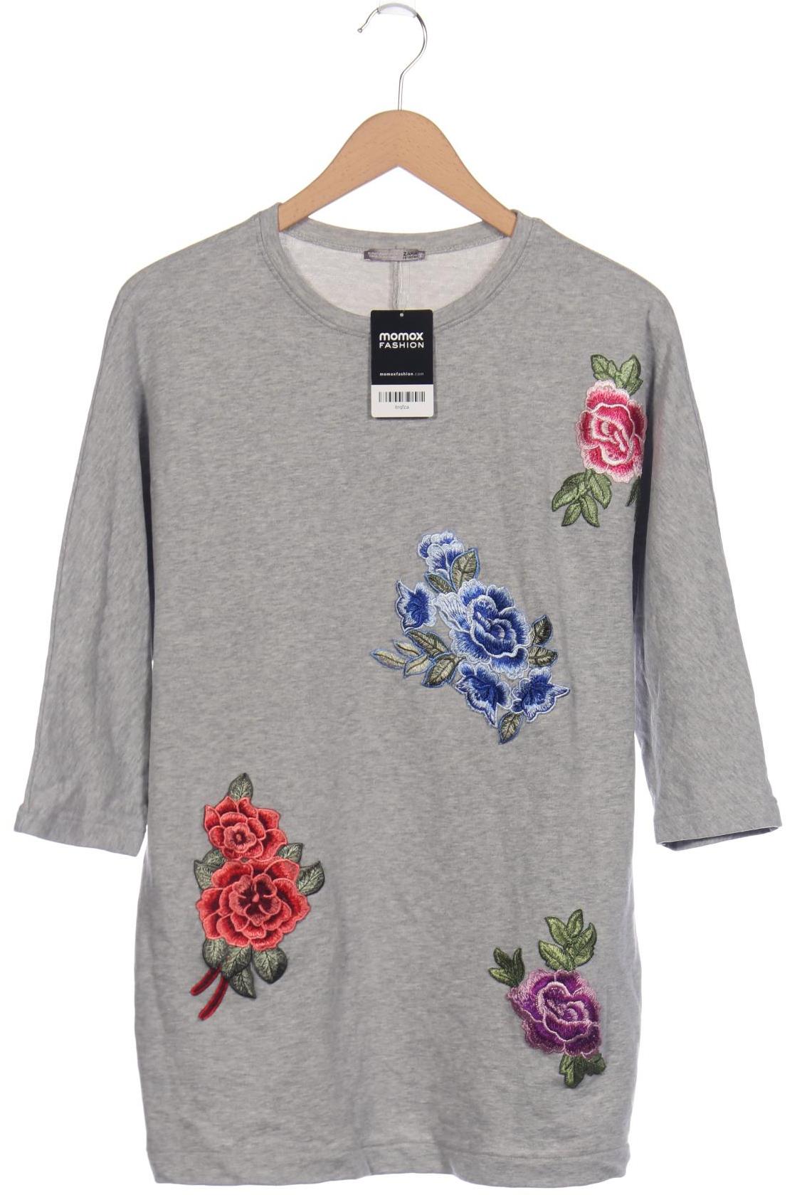 

ZARA Damen Sweatshirt, grau