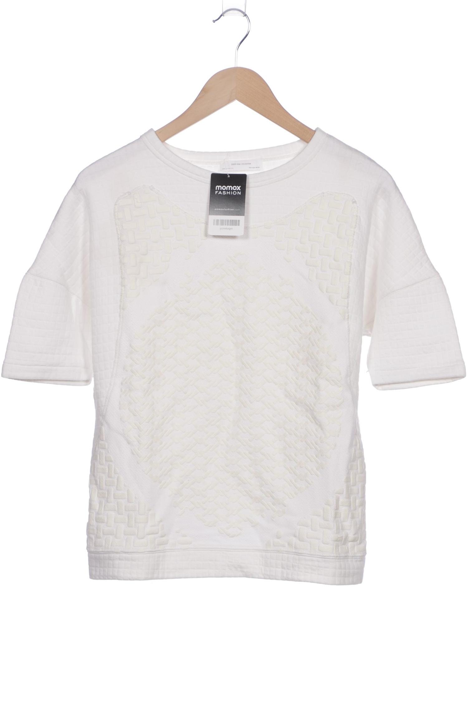 

Zara Damen Sweatshirt, weiß, Gr. 38