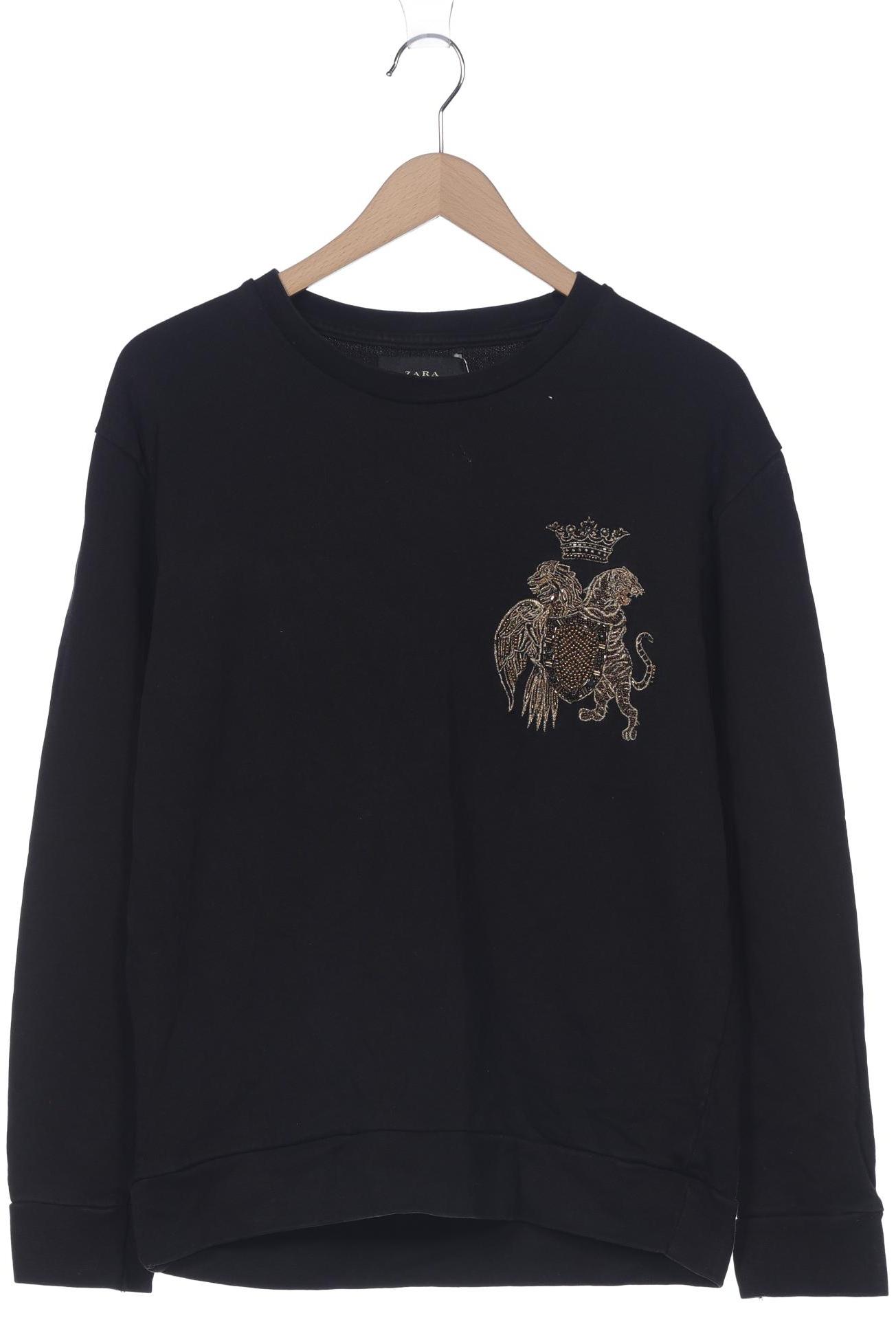 

Zara Damen Sweatshirt, schwarz, Gr. 38