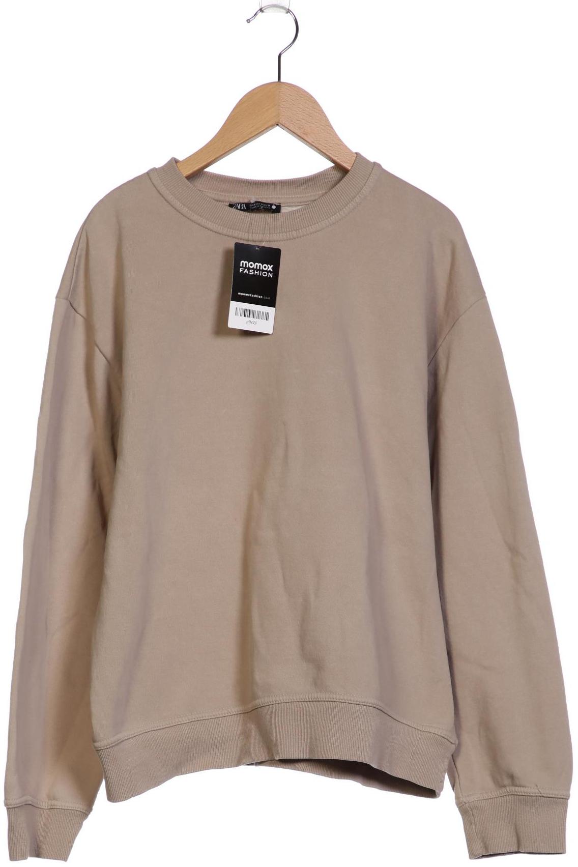 

Zara Damen Sweatshirt, beige, Gr. 38