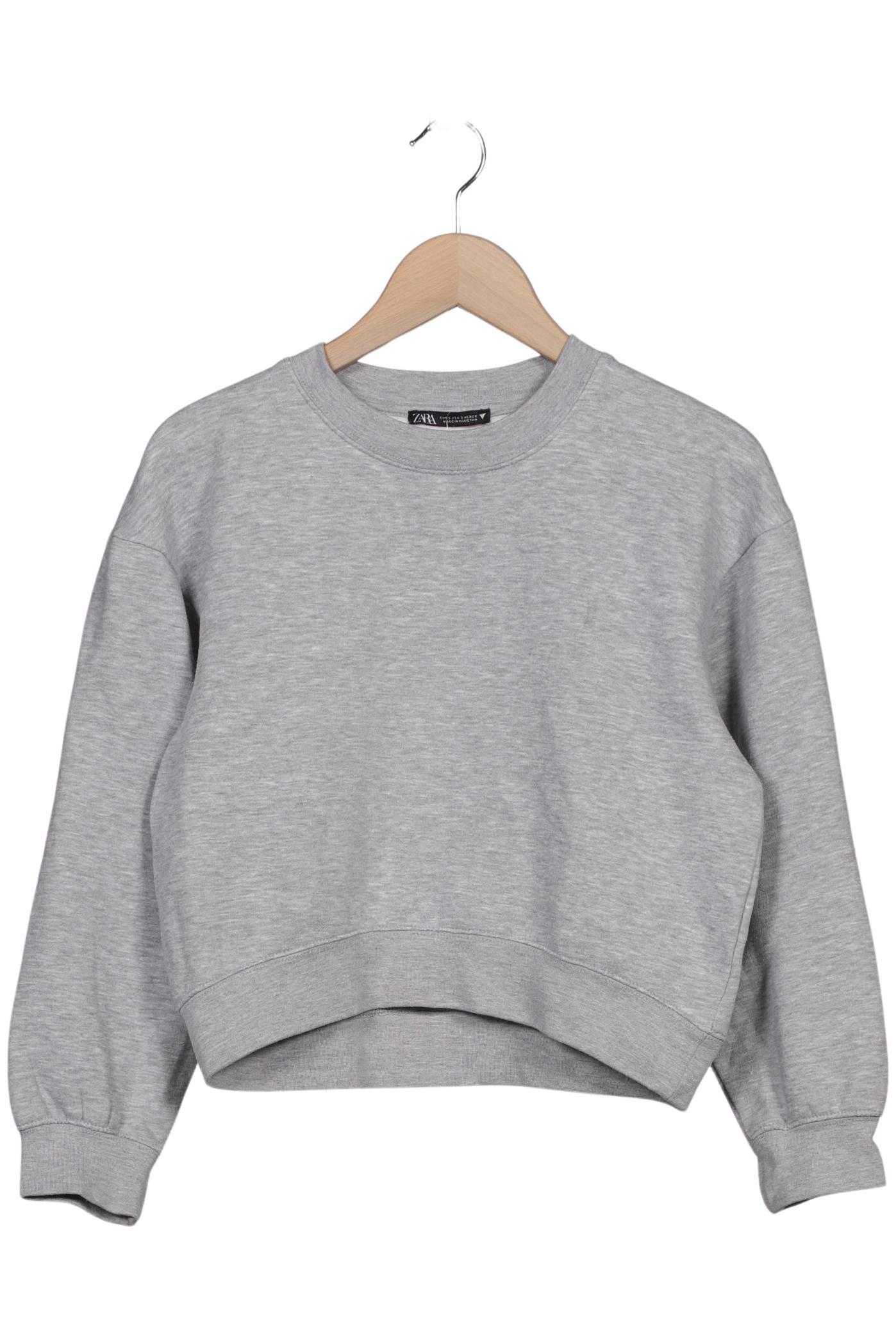 

Zara Damen Sweatshirt, grau, Gr. 36