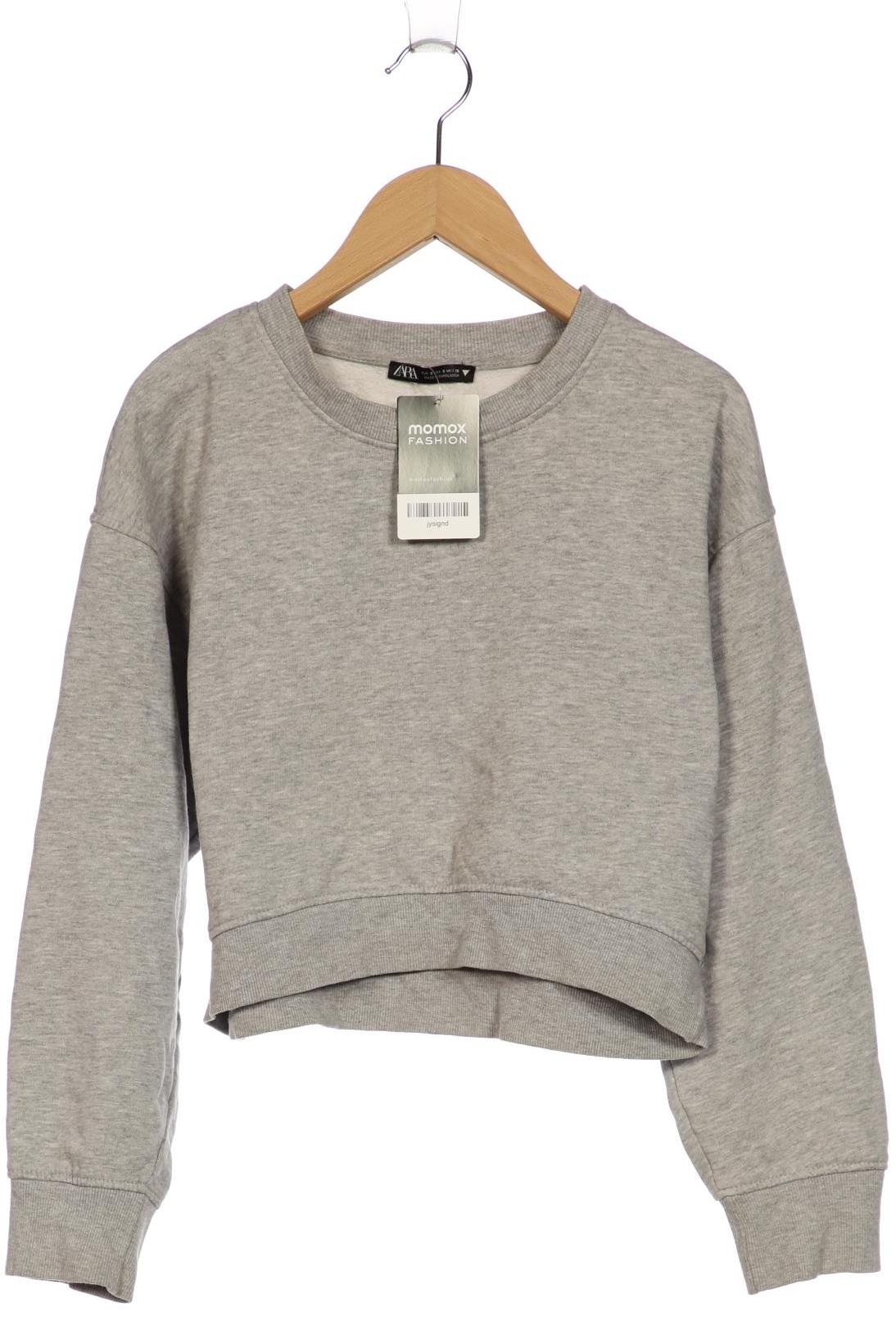 

Zara Damen Sweatshirt, grau, Gr. 36