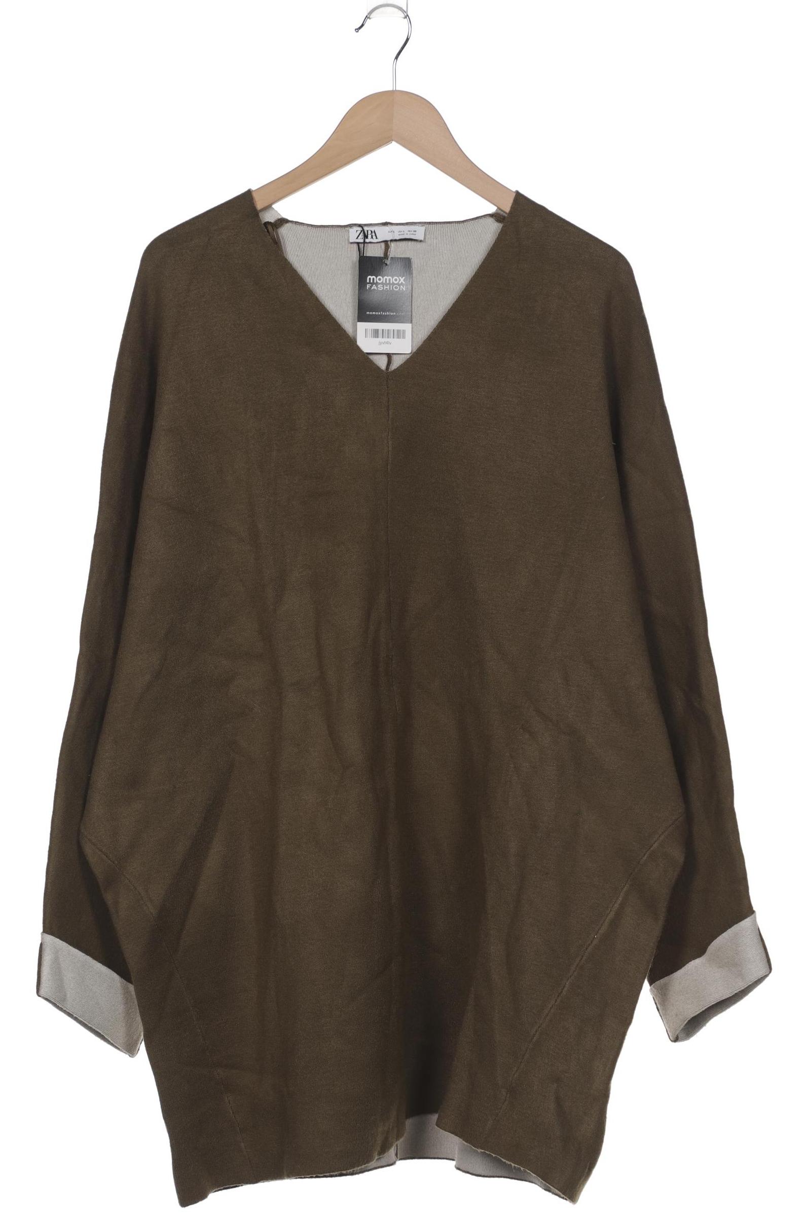 

Zara Damen Sweatshirt, grün, Gr. 42