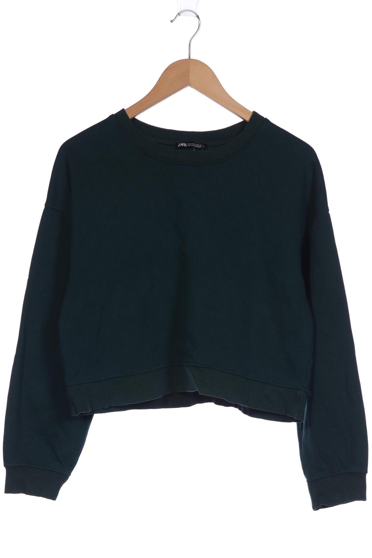 

ZARA Damen Sweatshirt, grün