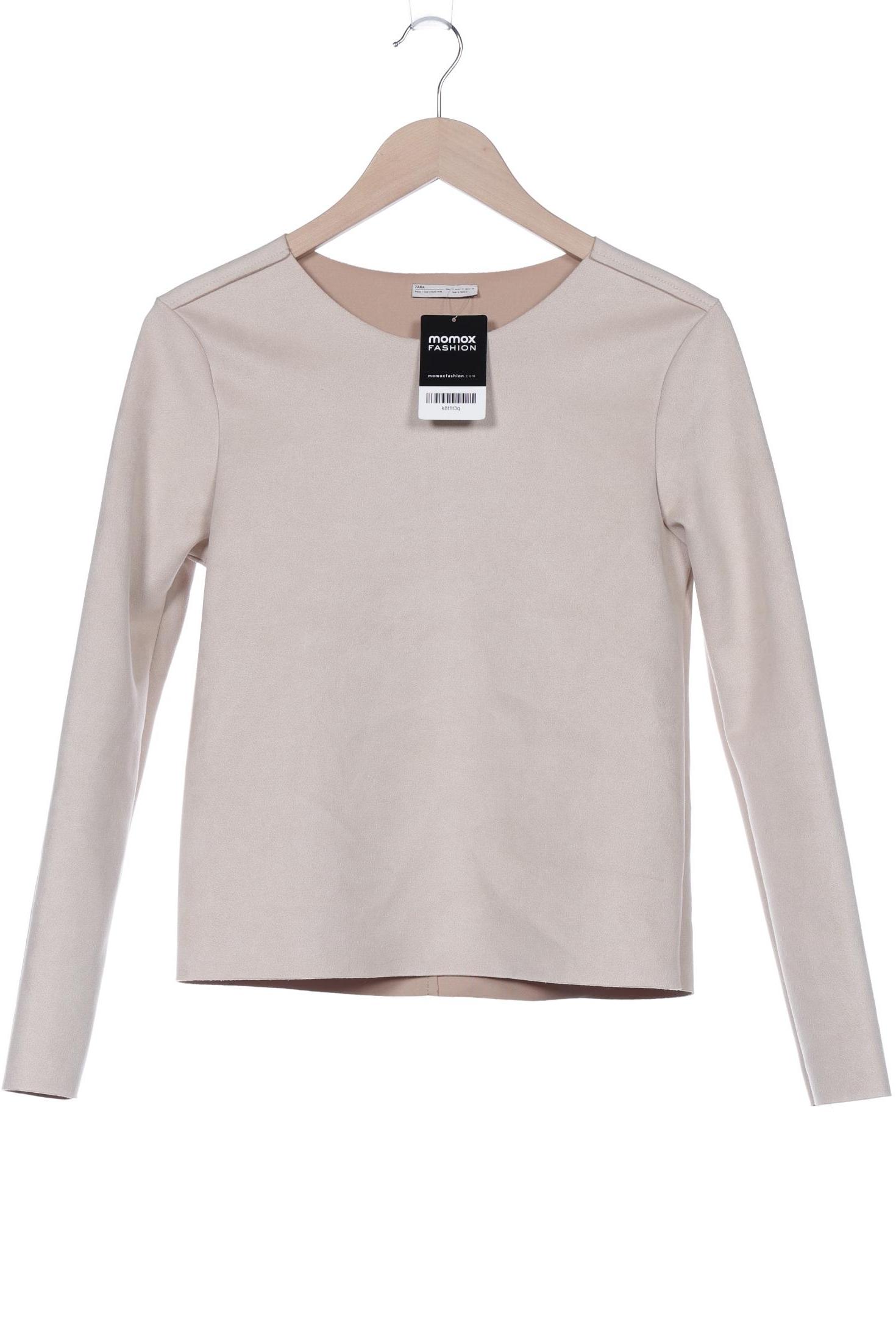 

Zara Damen Sweatshirt, beige, Gr. 36