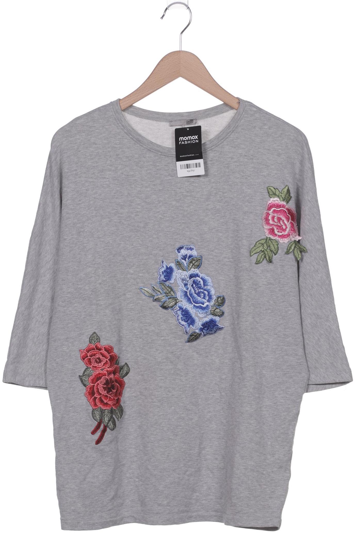 

Zara Damen Sweatshirt, grau, Gr. 36