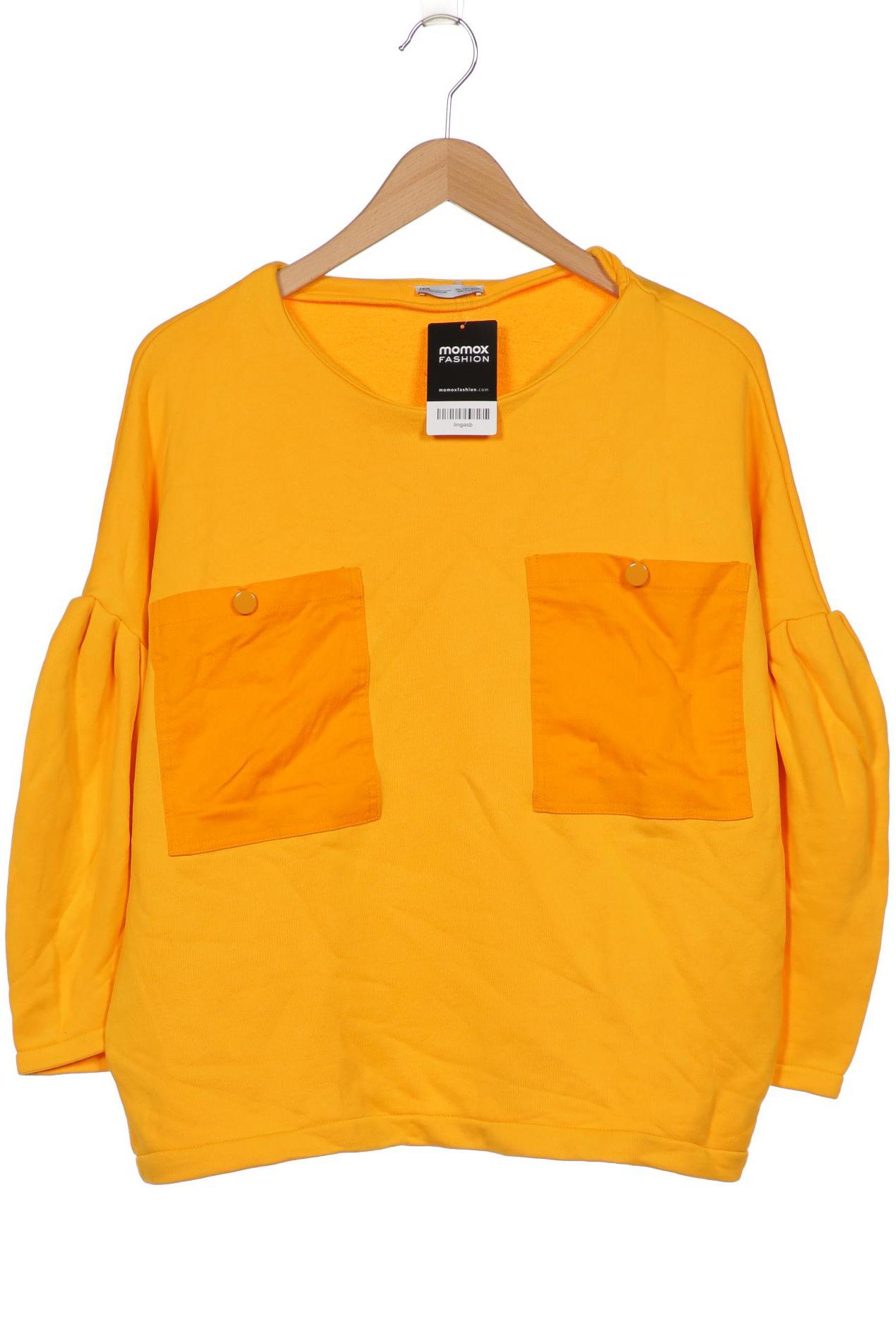 

Zara Damen Sweatshirt, orange, Gr. 42