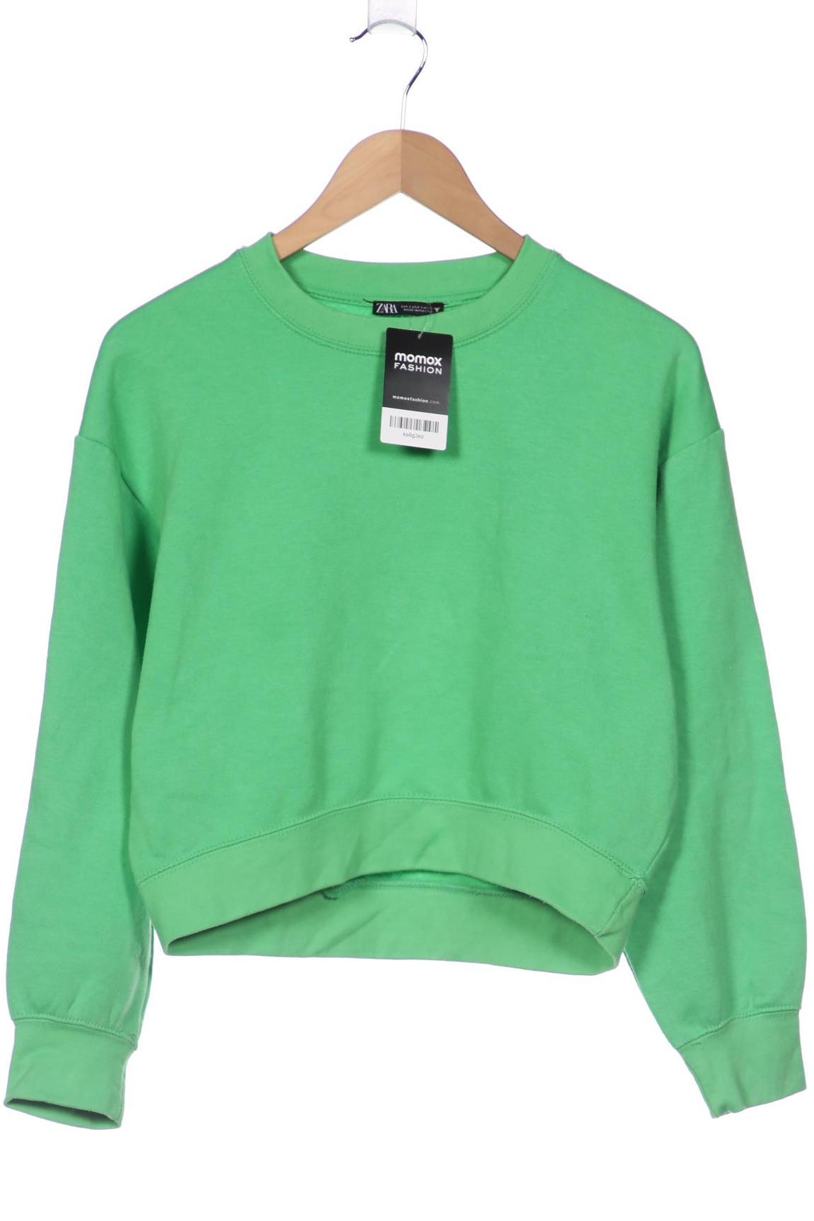

ZARA Damen Sweatshirt, hellgrün