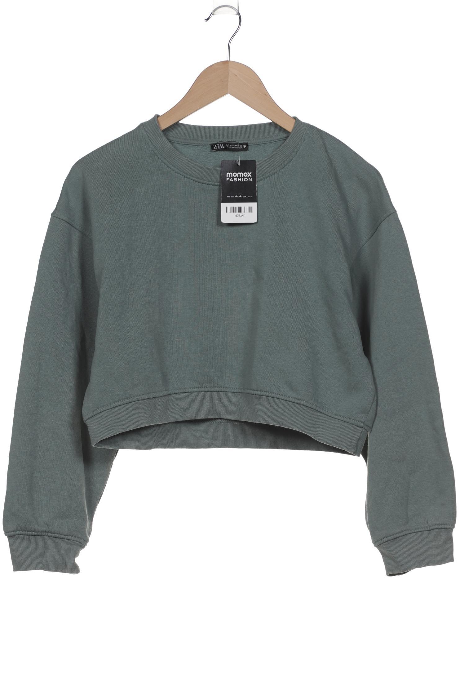 

Zara Damen Sweatshirt, grün, Gr. 38