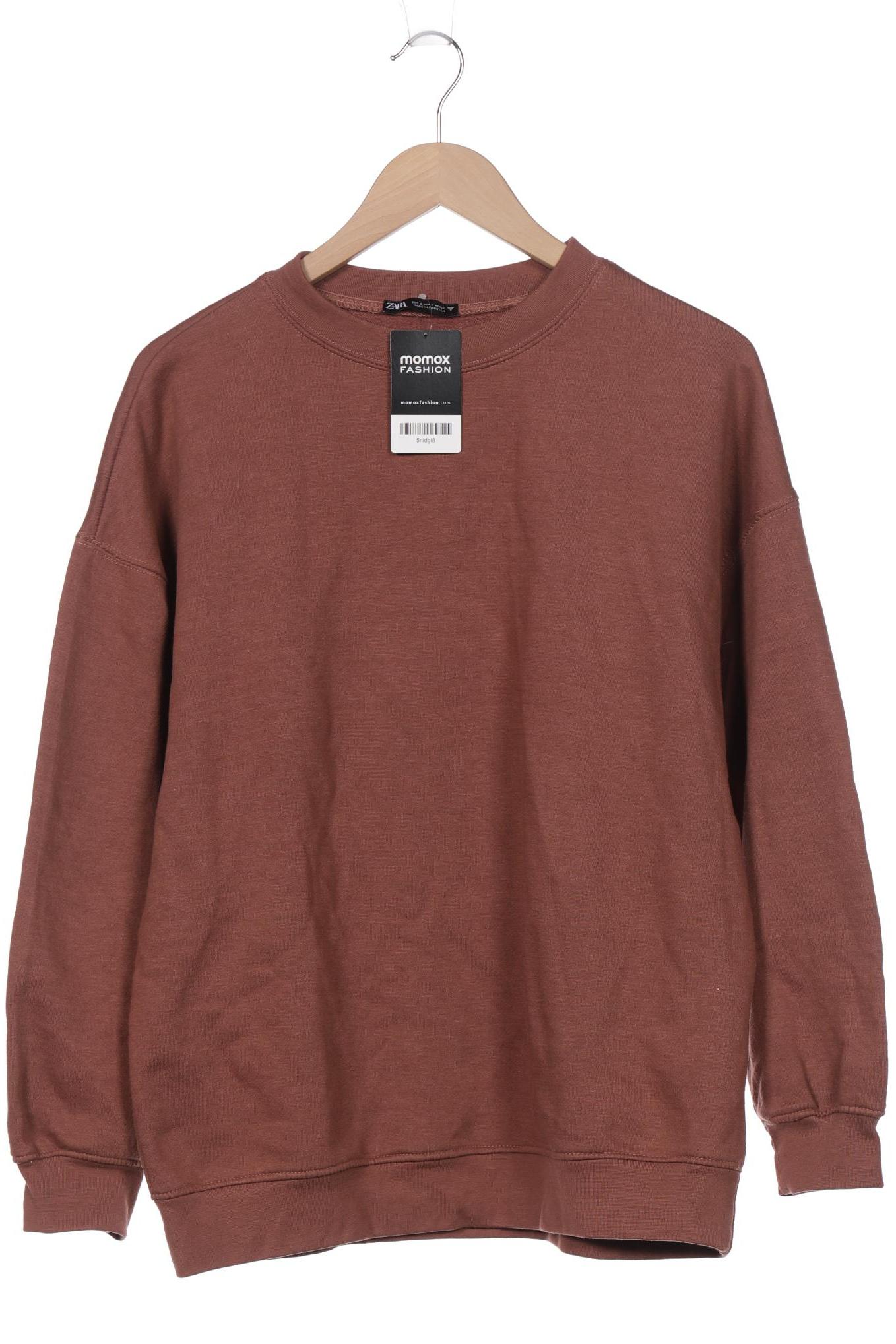 

ZARA Damen Sweatshirt, braun