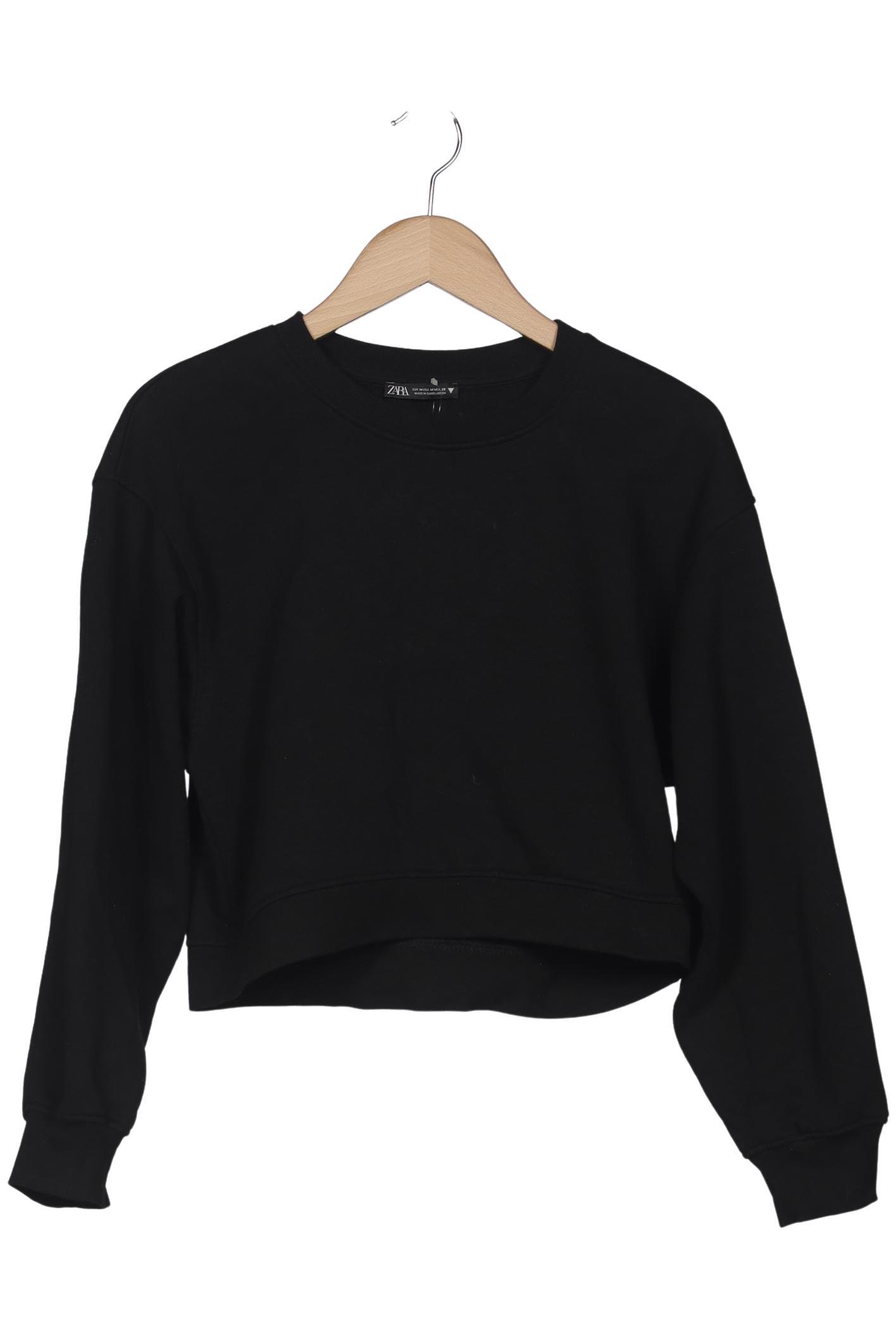 

Zara Damen Sweatshirt, schwarz, Gr. 38