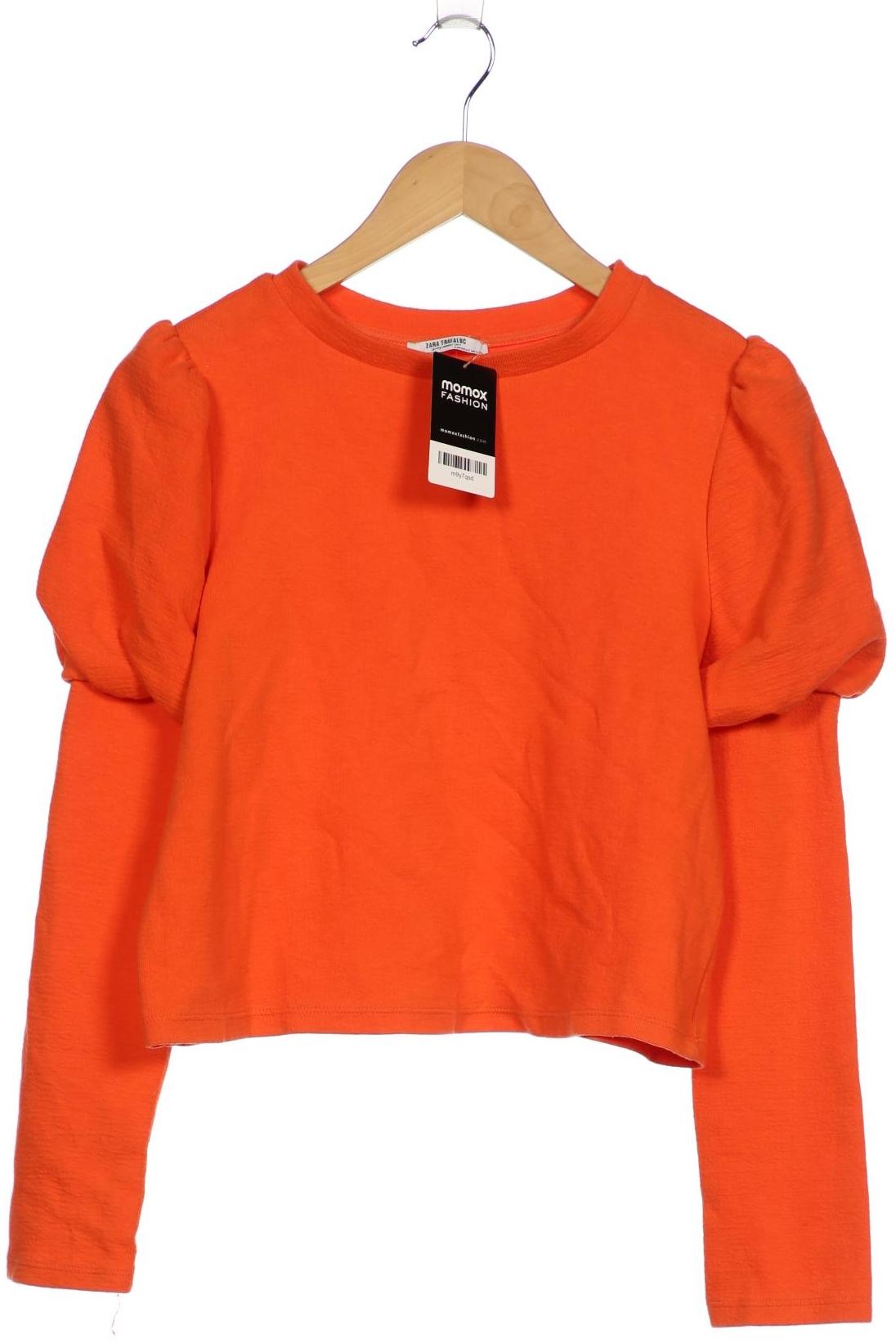 

Zara Damen Sweatshirt, orange, Gr. 36