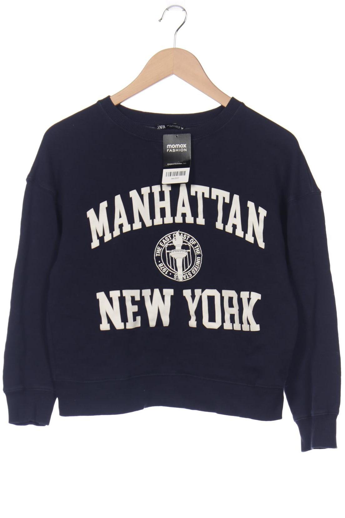 

Zara Damen Sweatshirt, marineblau, Gr. 36