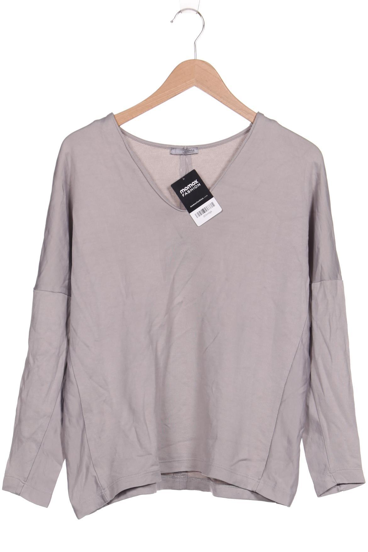 

Zara Damen Sweatshirt, grau, Gr. 34