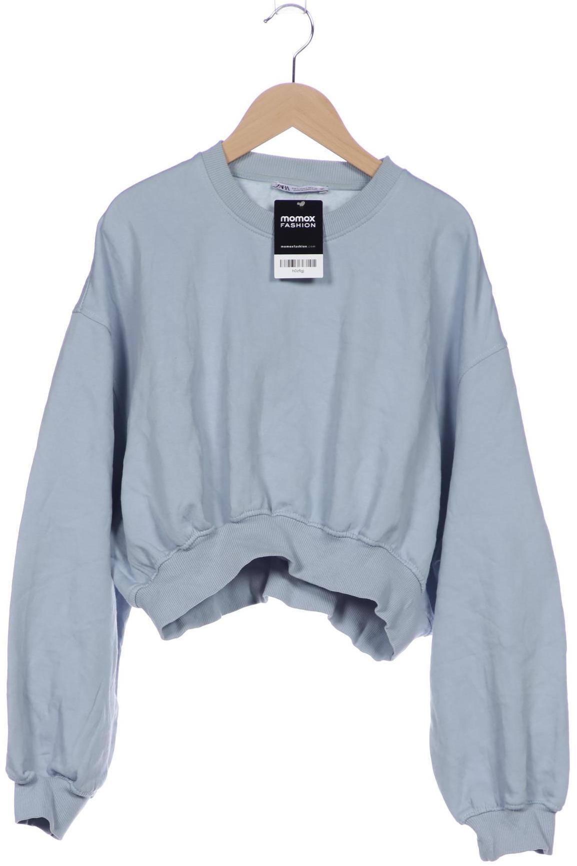 

Zara Damen Sweatshirt, blau, Gr. 42