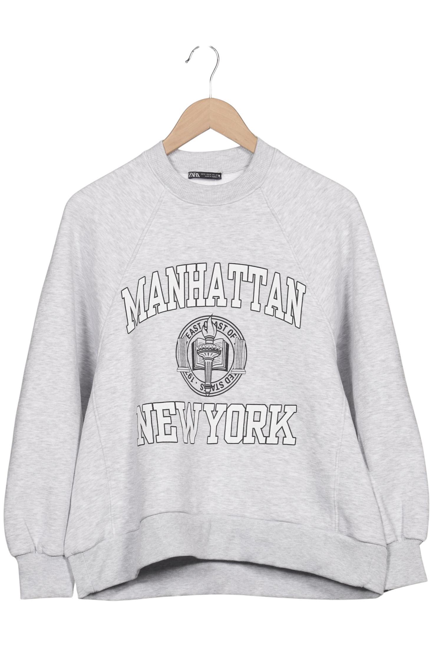 

Zara Damen Sweatshirt, grau, Gr. 36