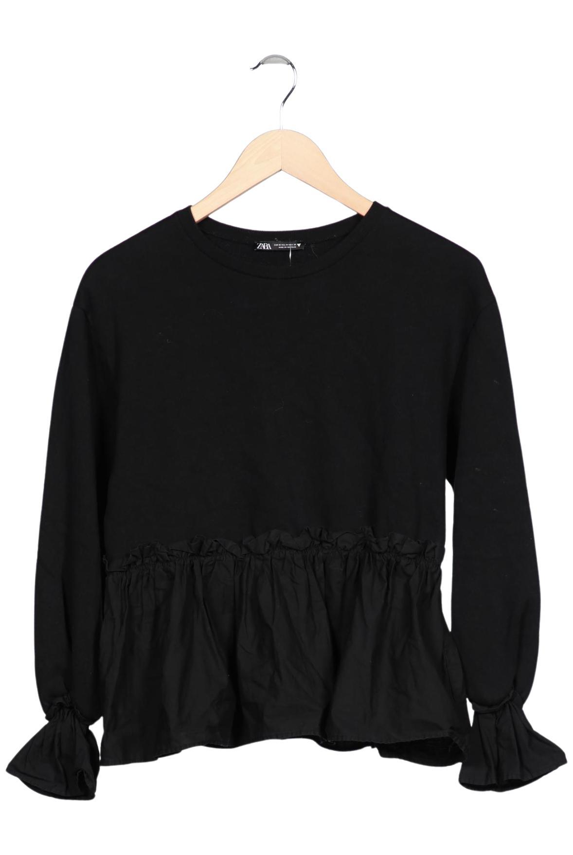 

Zara Damen Sweatshirt, schwarz, Gr. 38