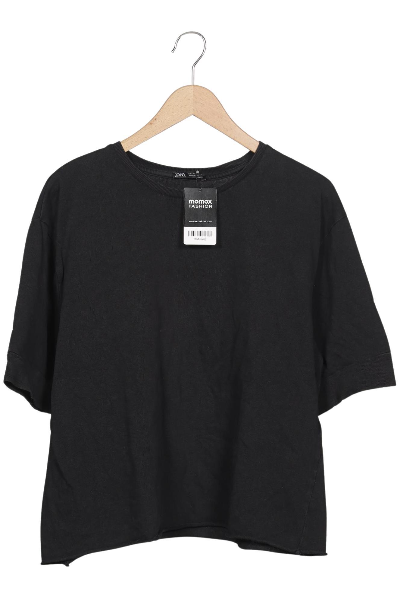 

Zara Damen Sweatshirt, schwarz, Gr. 42