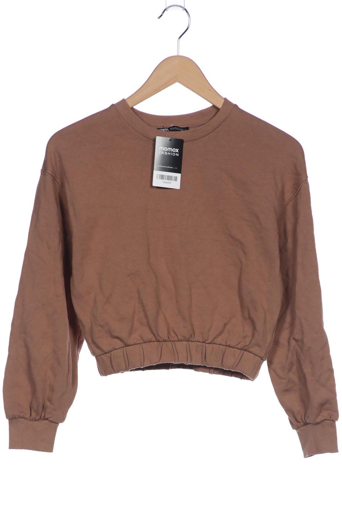 

Zara Damen Sweatshirt, braun, Gr. 36