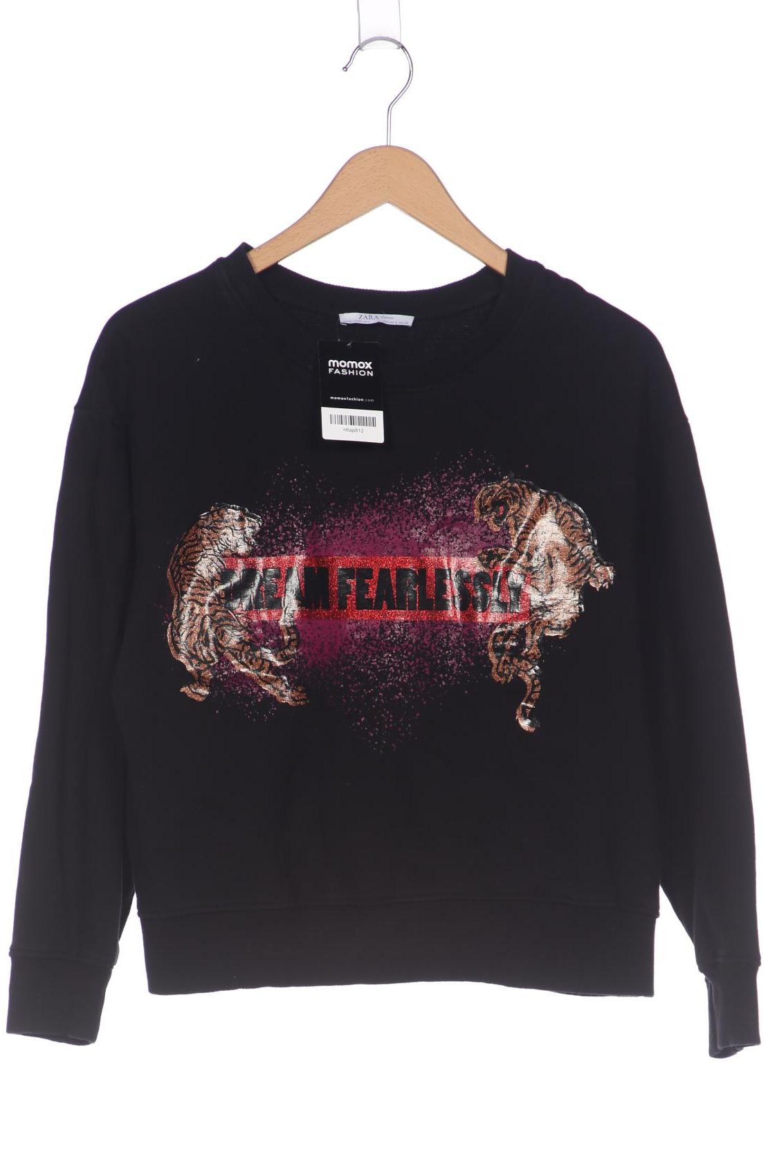 

Zara Damen Sweatshirt, schwarz, Gr. 36