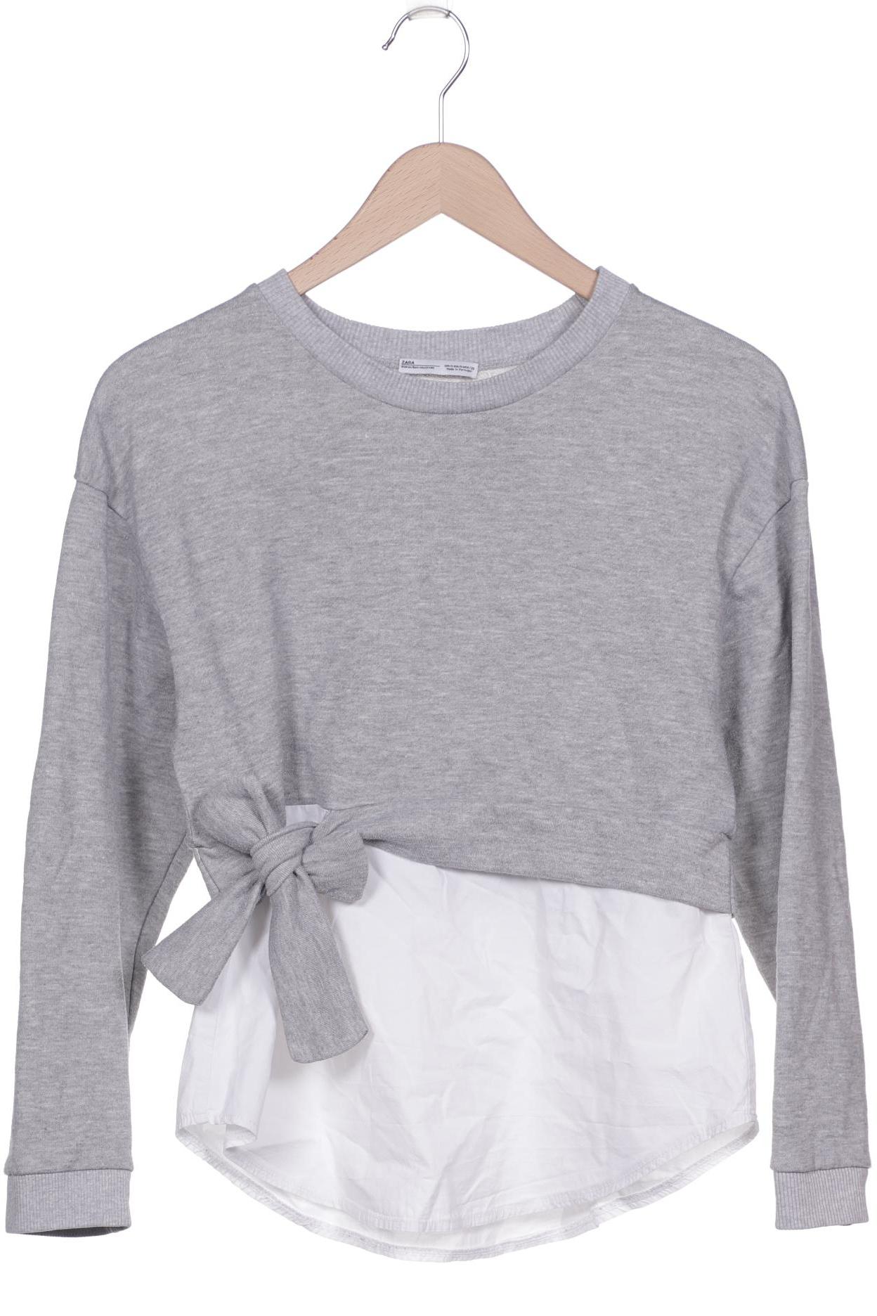 

ZARA Damen Sweatshirt, grau