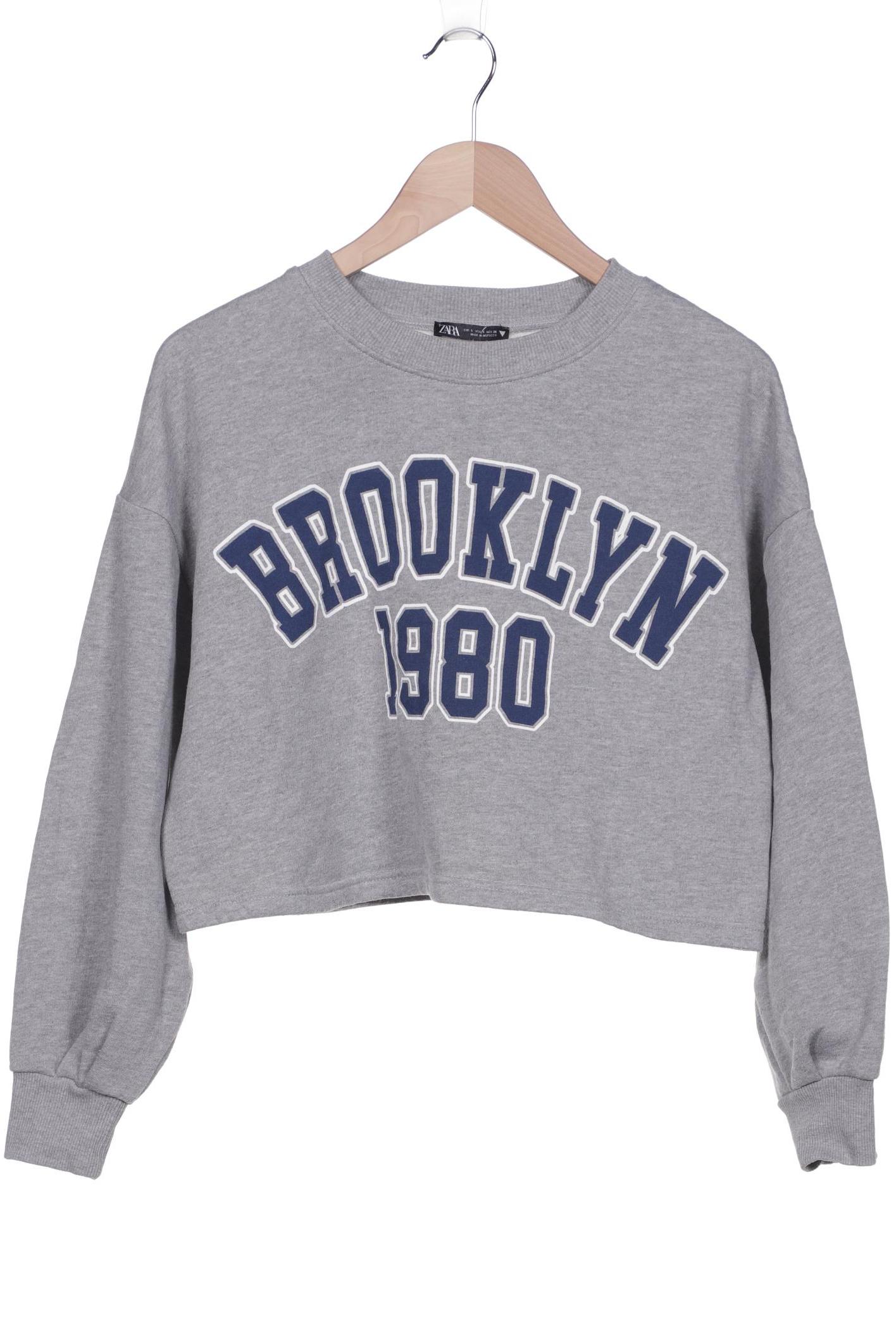 

Zara Damen Sweatshirt, grau, Gr. 36