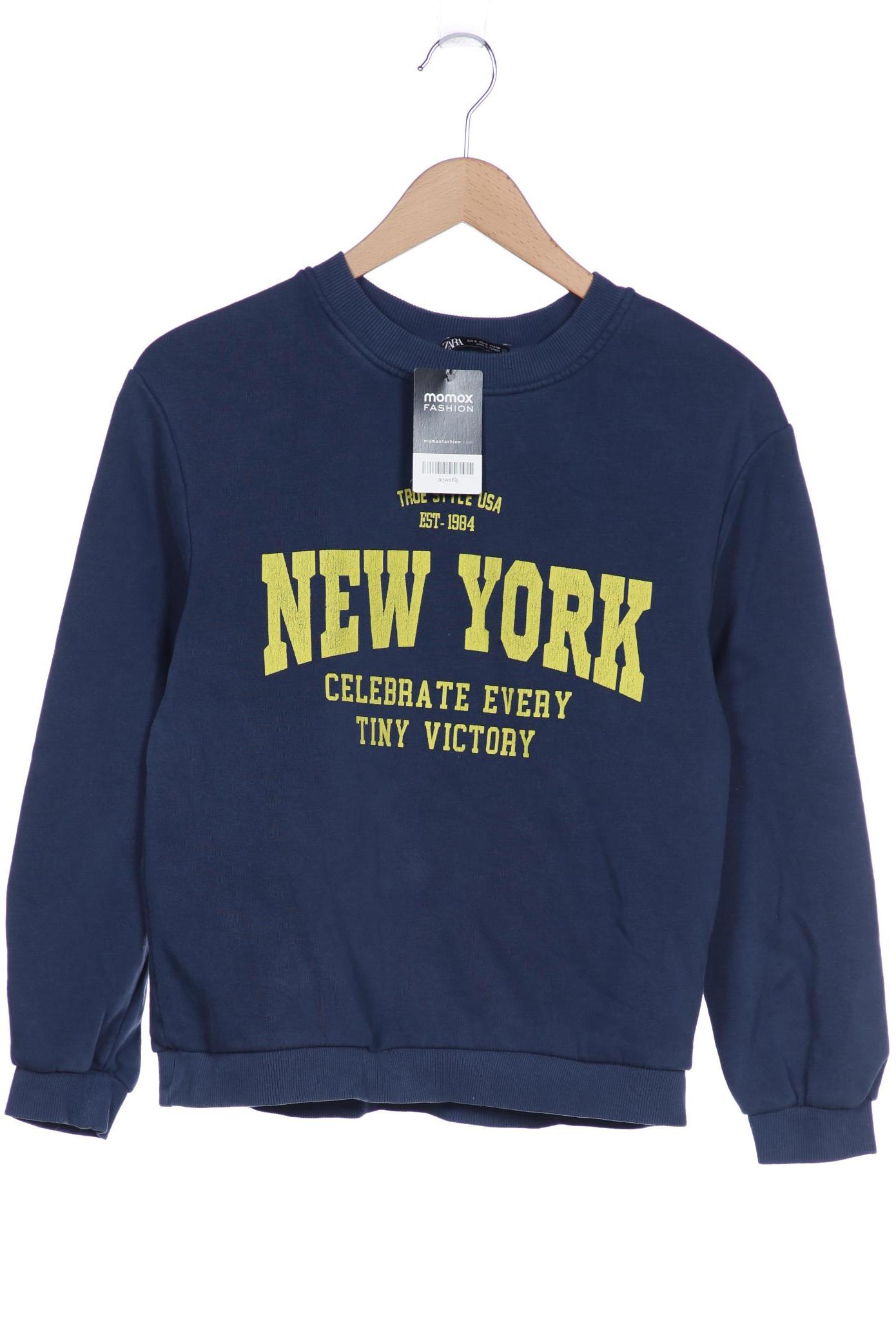 

Zara Damen Sweatshirt, marineblau, Gr. 36