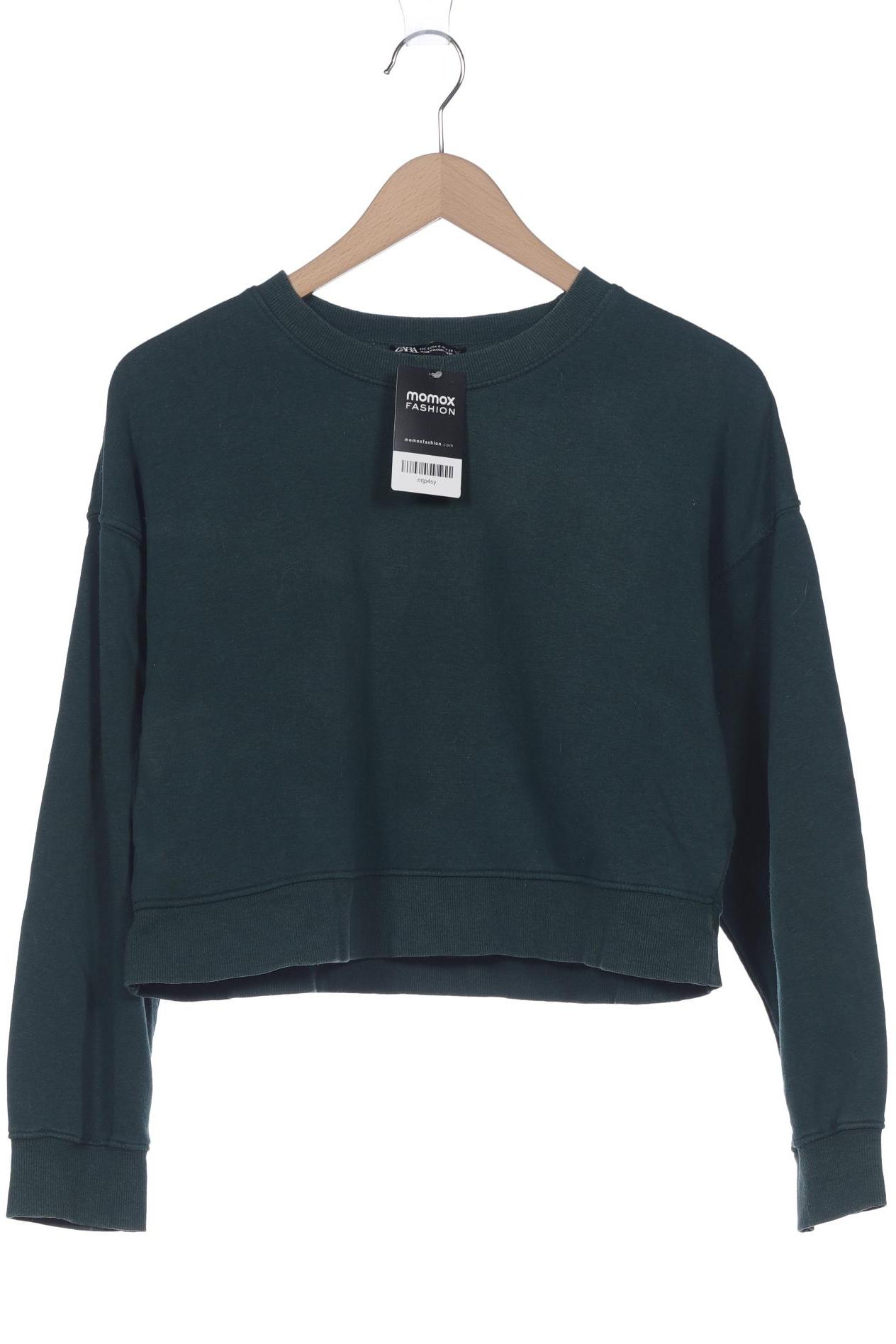 

Zara Damen Sweatshirt, grün, Gr. 36