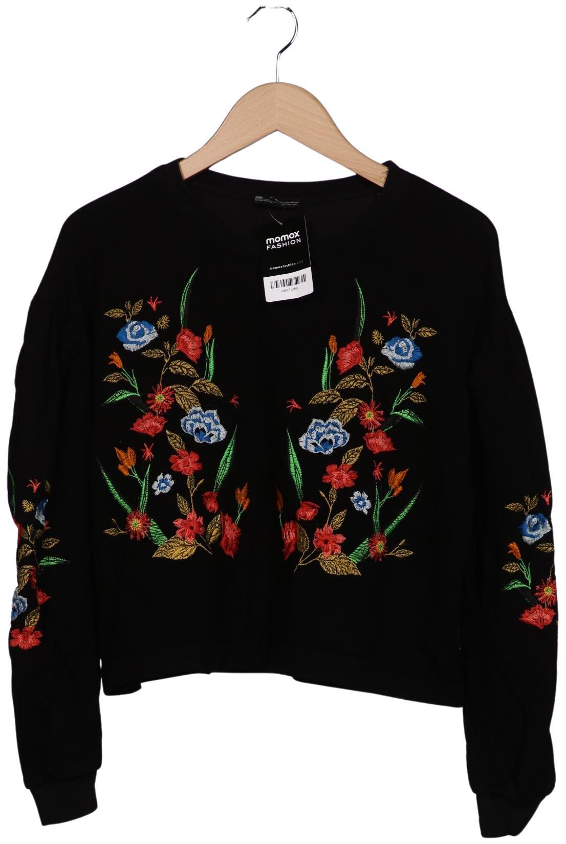 

Zara Damen Sweatshirt, schwarz, Gr. 38