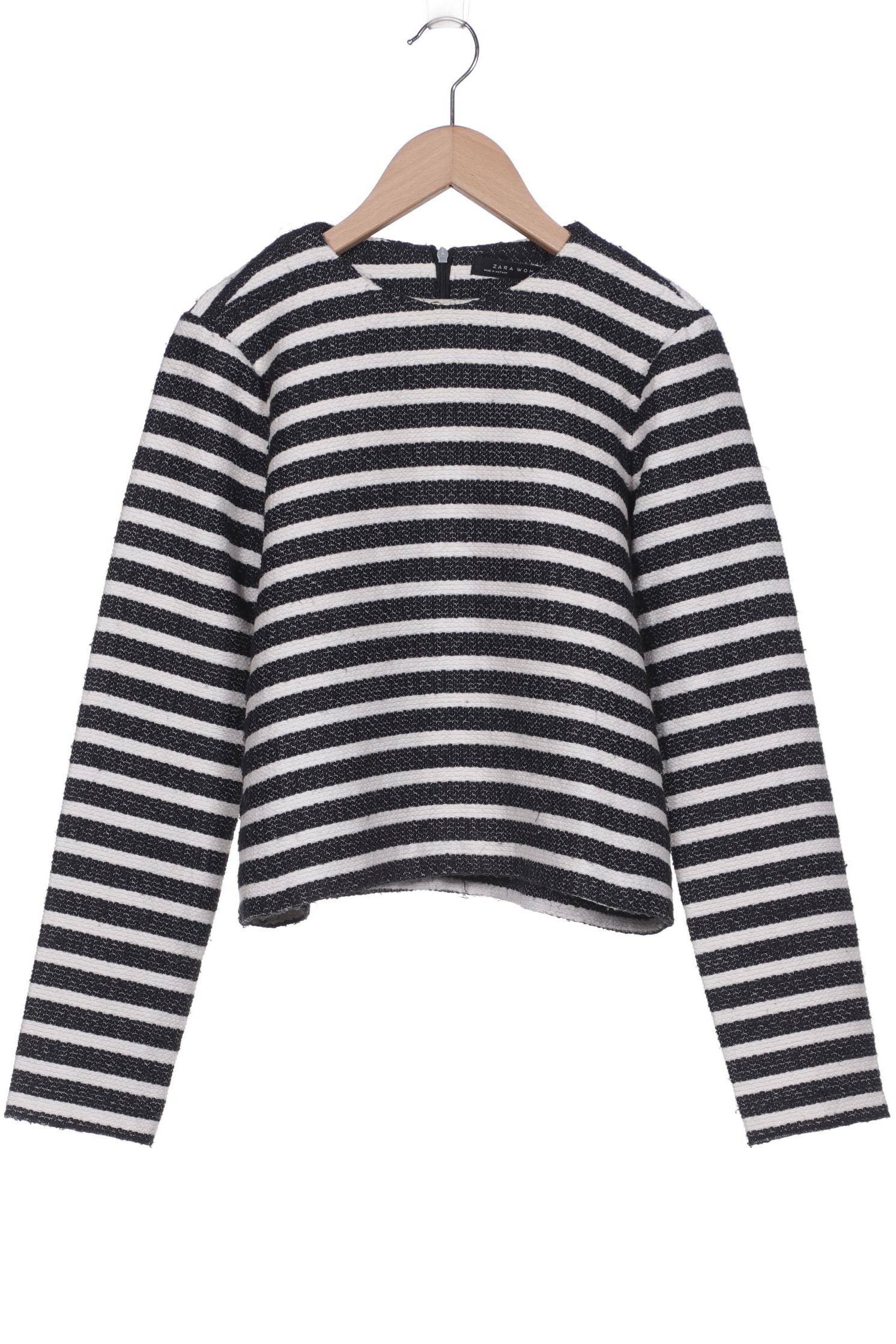 

ZARA Damen Sweatshirt, schwarz