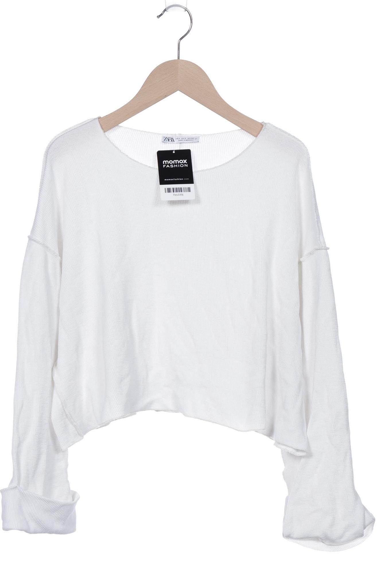

Zara Damen Sweatshirt, weiß, Gr. 36