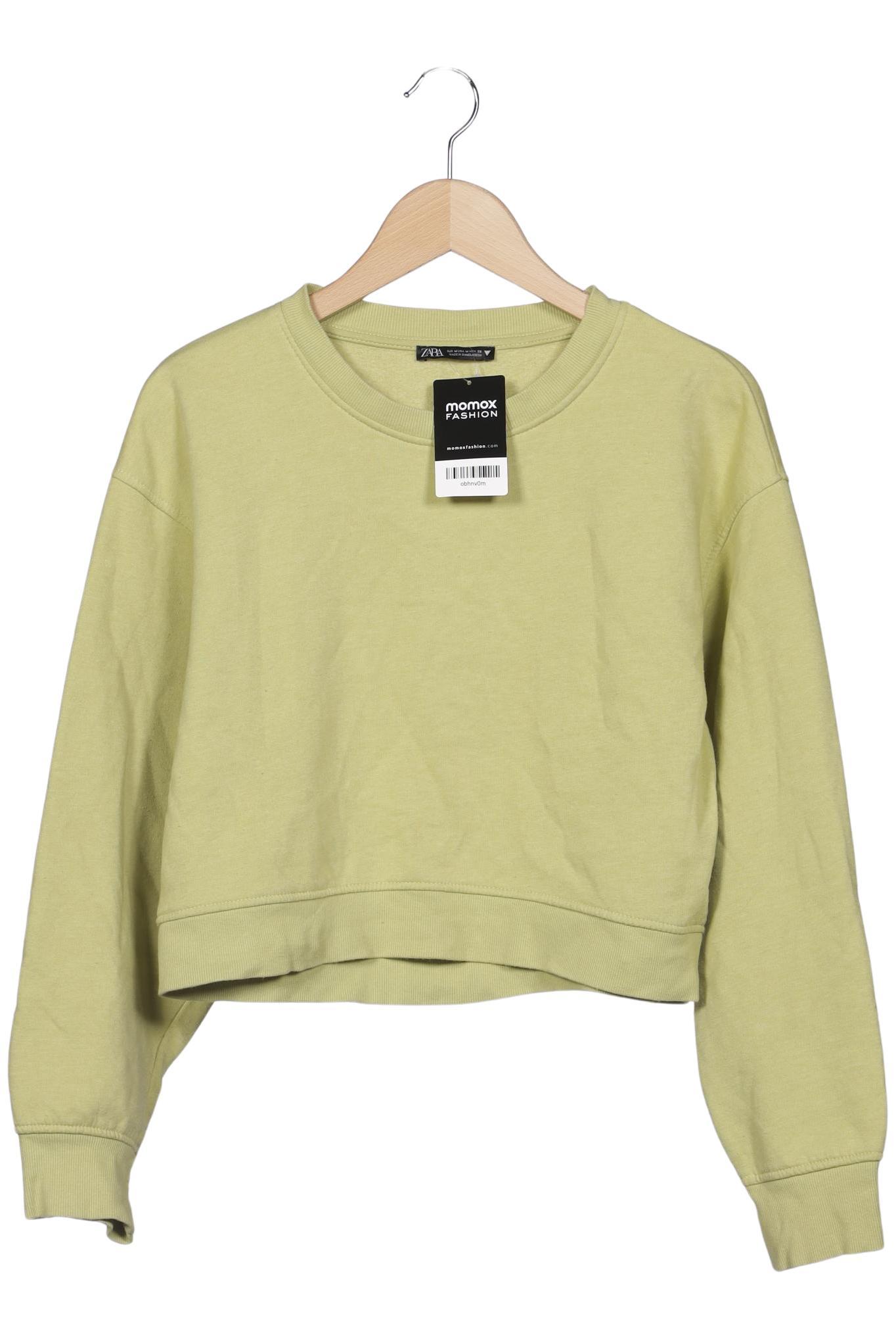 

Zara Damen Sweatshirt, hellgrün, Gr. 38