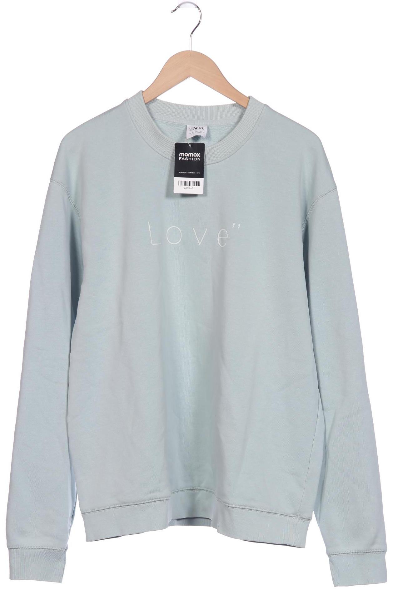 

Zara Damen Sweatshirt, hellblau, Gr. 44