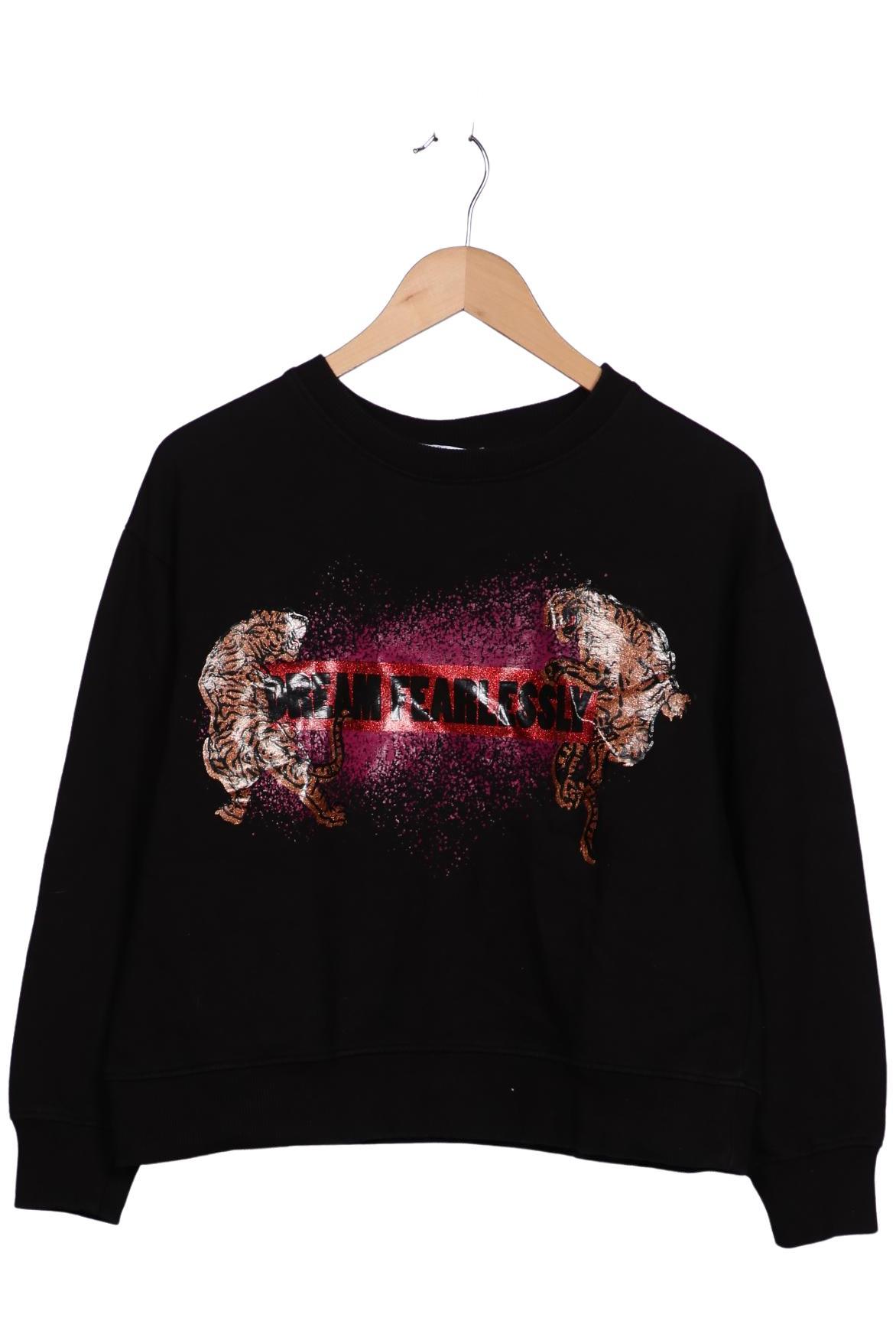 

Zara Damen Sweatshirt, schwarz, Gr. 36