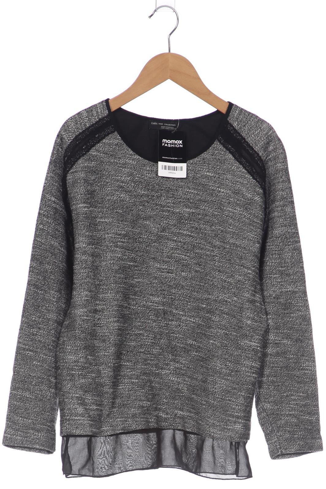 

Zara Damen Sweatshirt, grau, Gr. 36