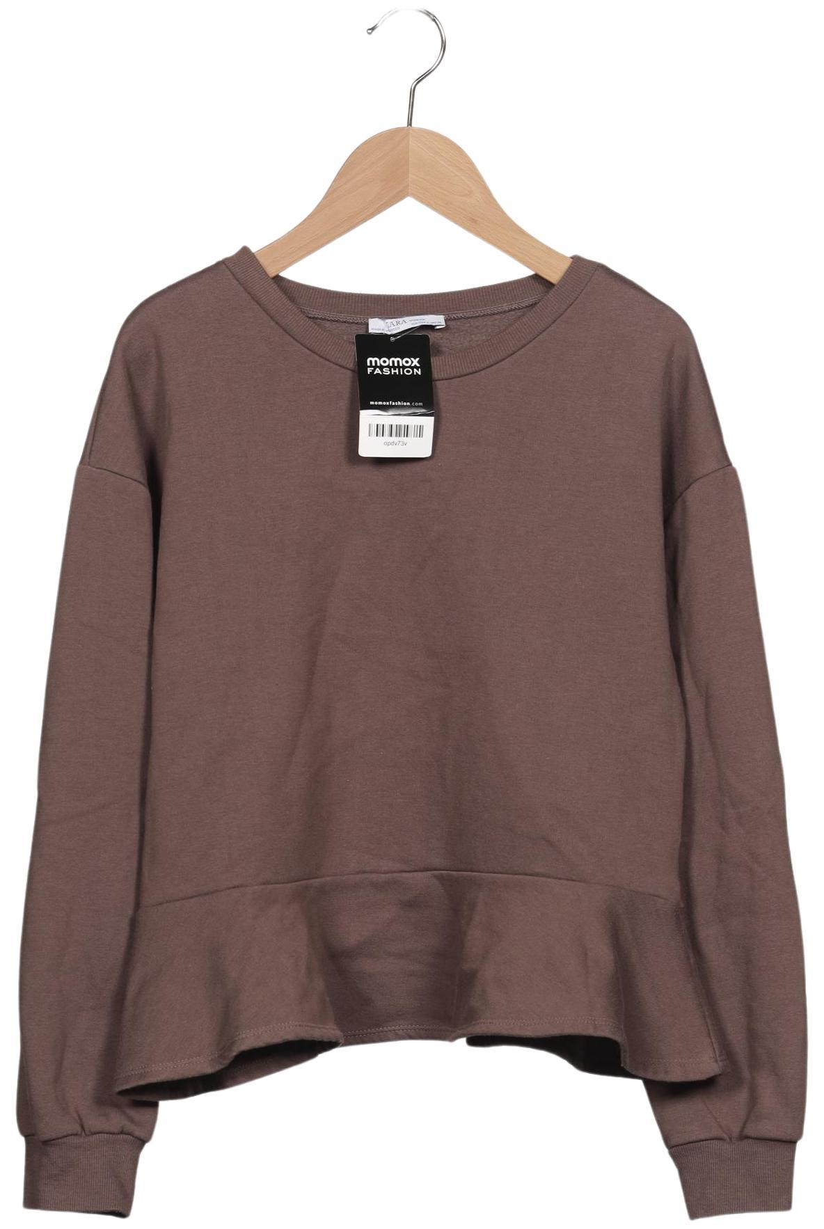 

Zara Damen Sweatshirt, braun, Gr. 36