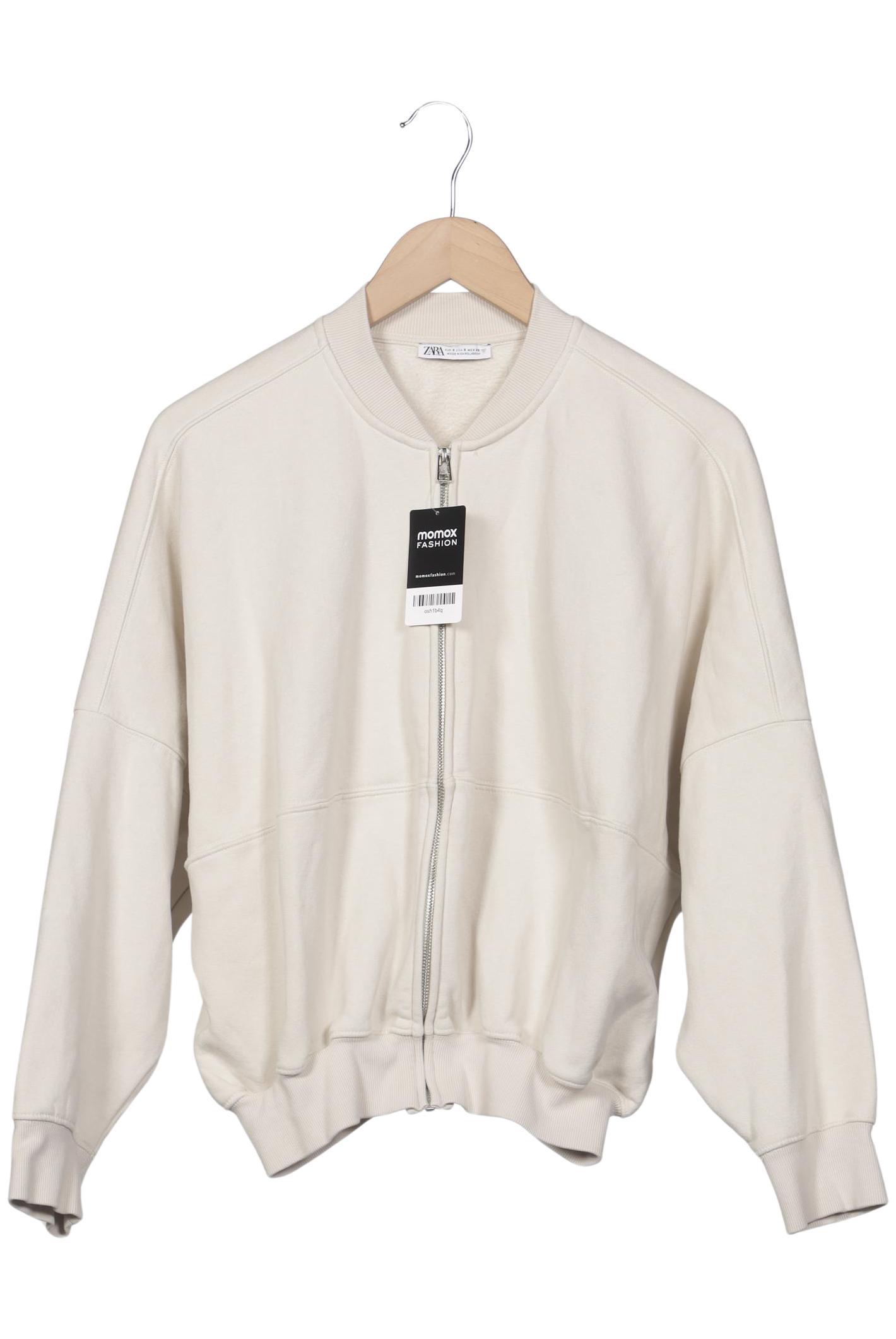 

Zara Damen Sweatshirt, cremeweiß, Gr. 36