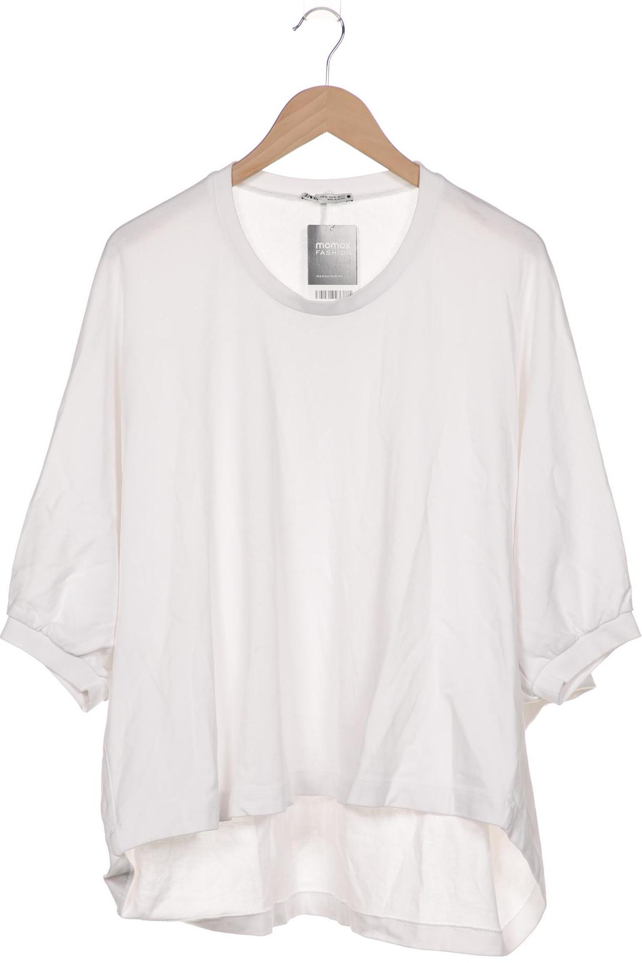 

Zara Damen Sweatshirt, weiß, Gr. 44