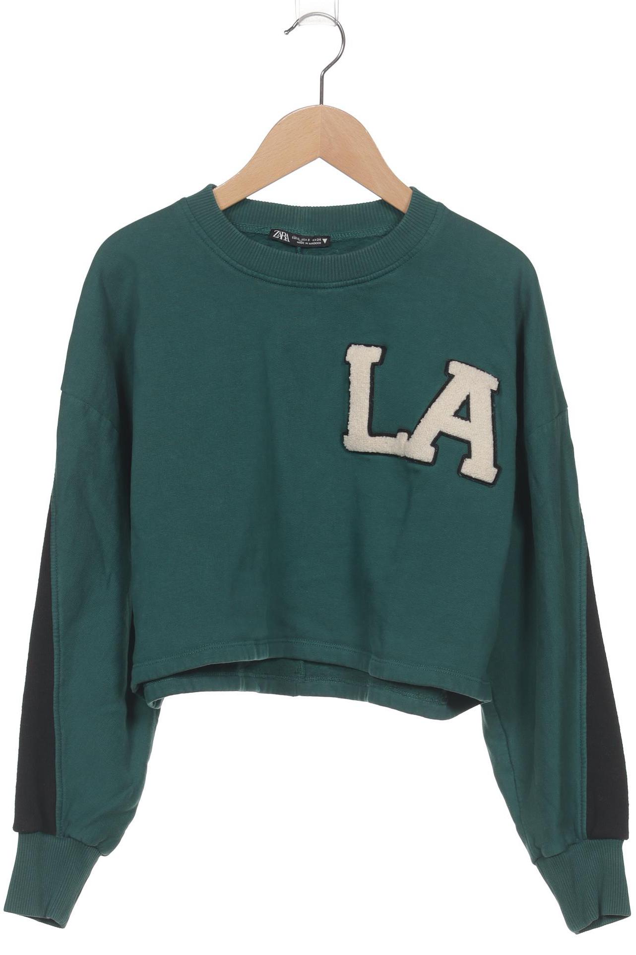 

Zara Damen Sweatshirt, grün, Gr. 36