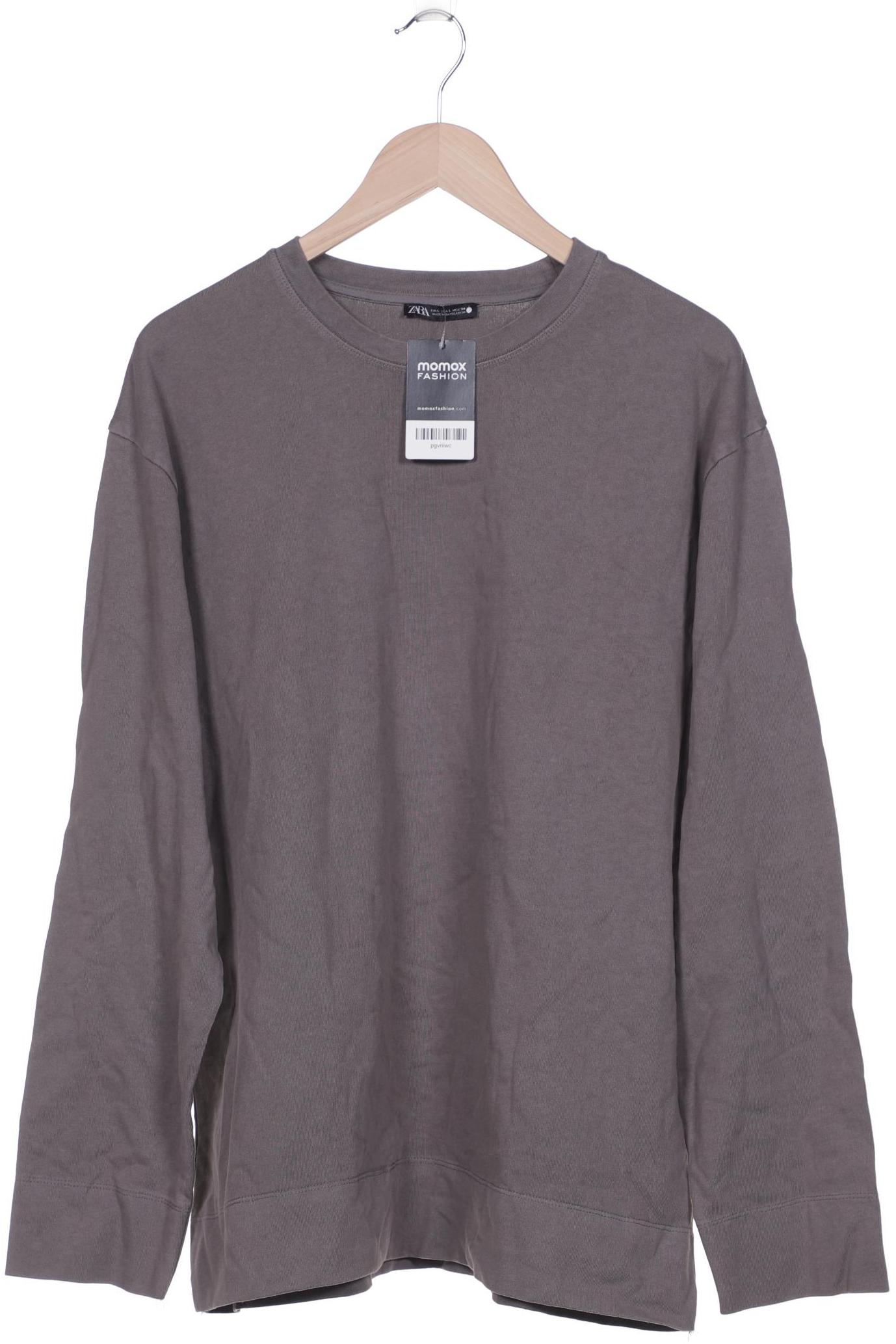 

ZARA Damen Sweatshirt, grau