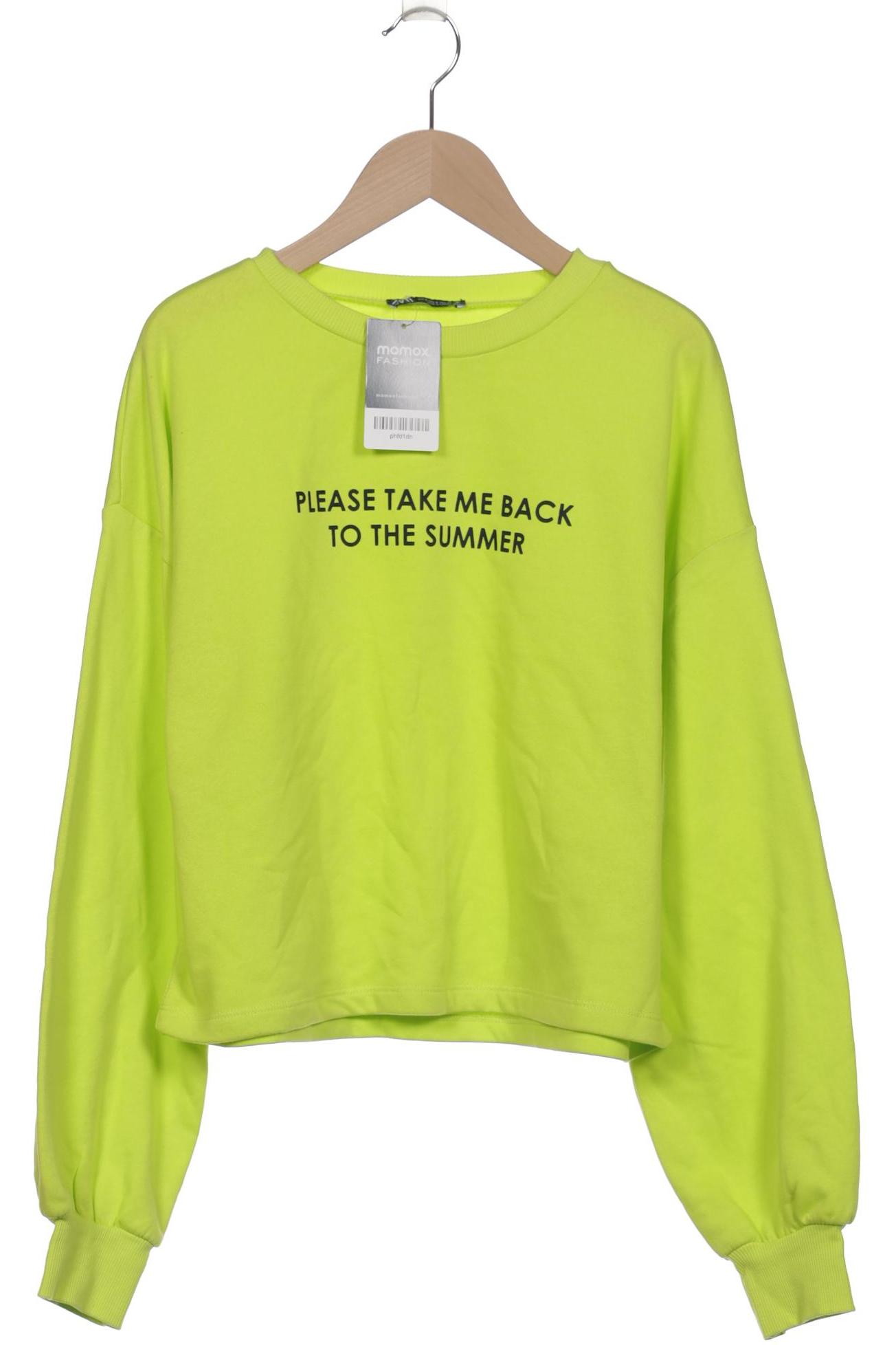 

Zara Damen Sweatshirt, neon, Gr. 36