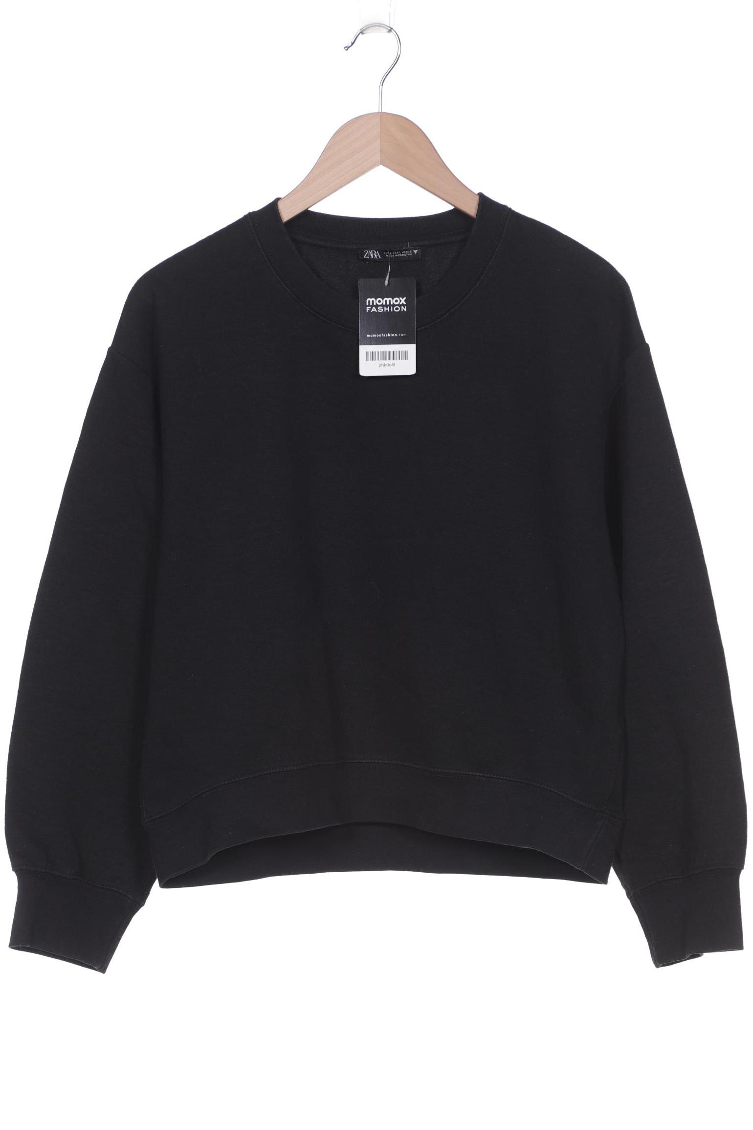 

ZARA Damen Sweatshirt, schwarz