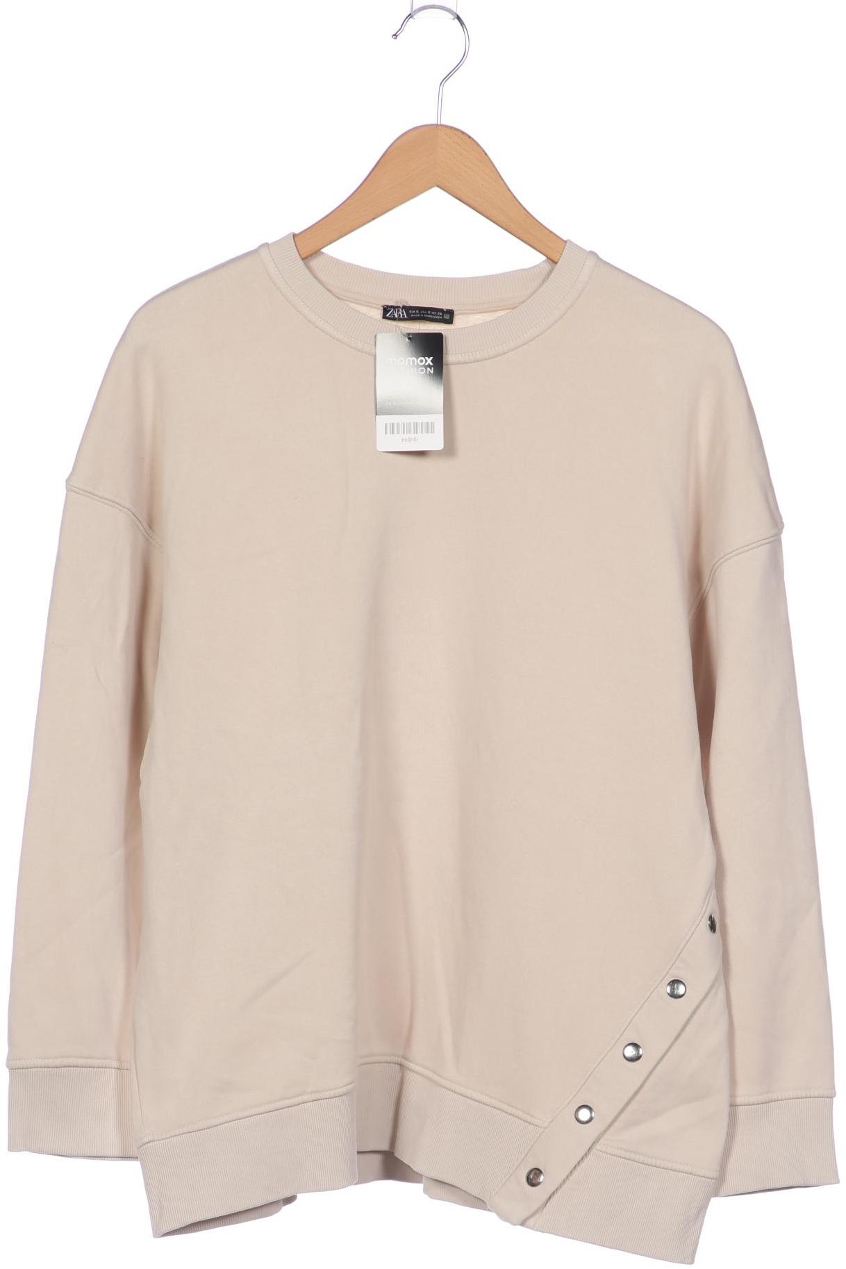 

Zara Damen Sweatshirt, beige, Gr. 36