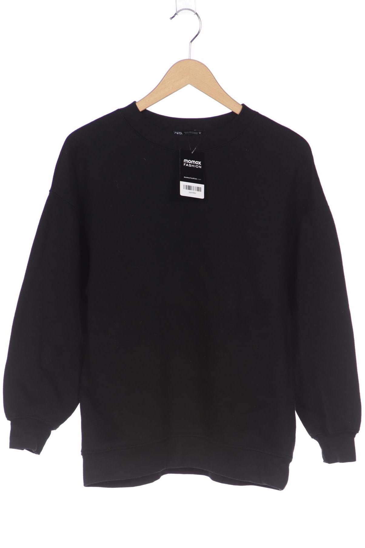 

ZARA Damen Sweatshirt, schwarz