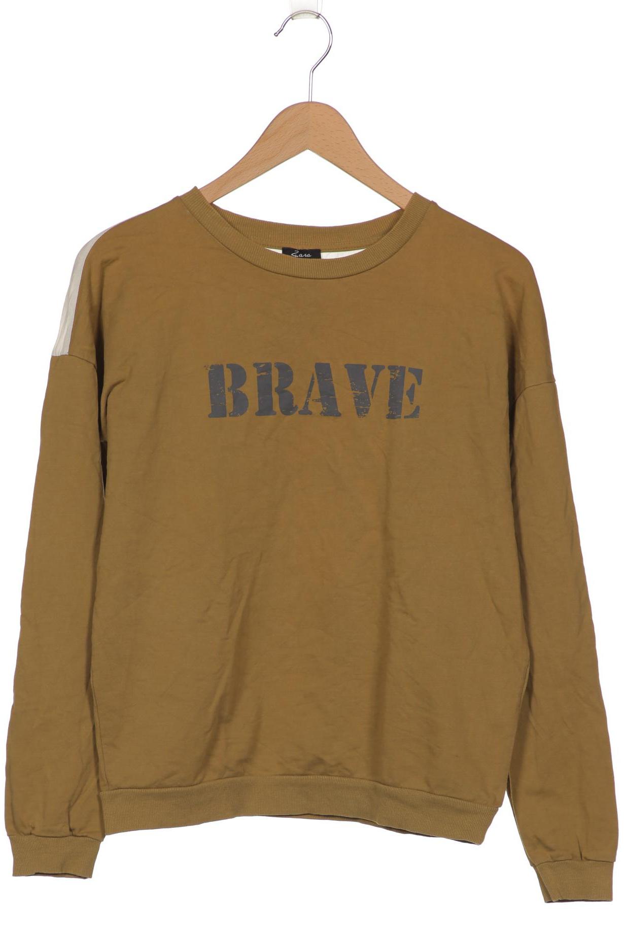 

ZARA Damen Sweatshirt, braun