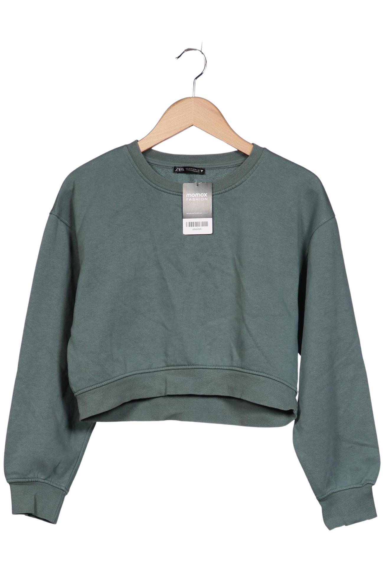 

Zara Damen Sweatshirt, grün, Gr. 36
