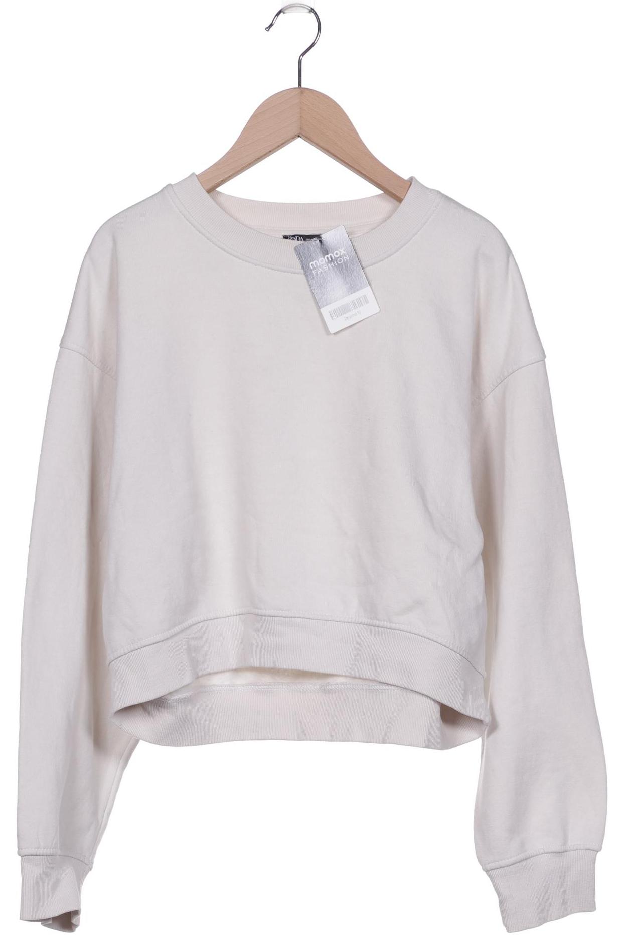 

Zara Damen Sweatshirt, weiß, Gr. 38