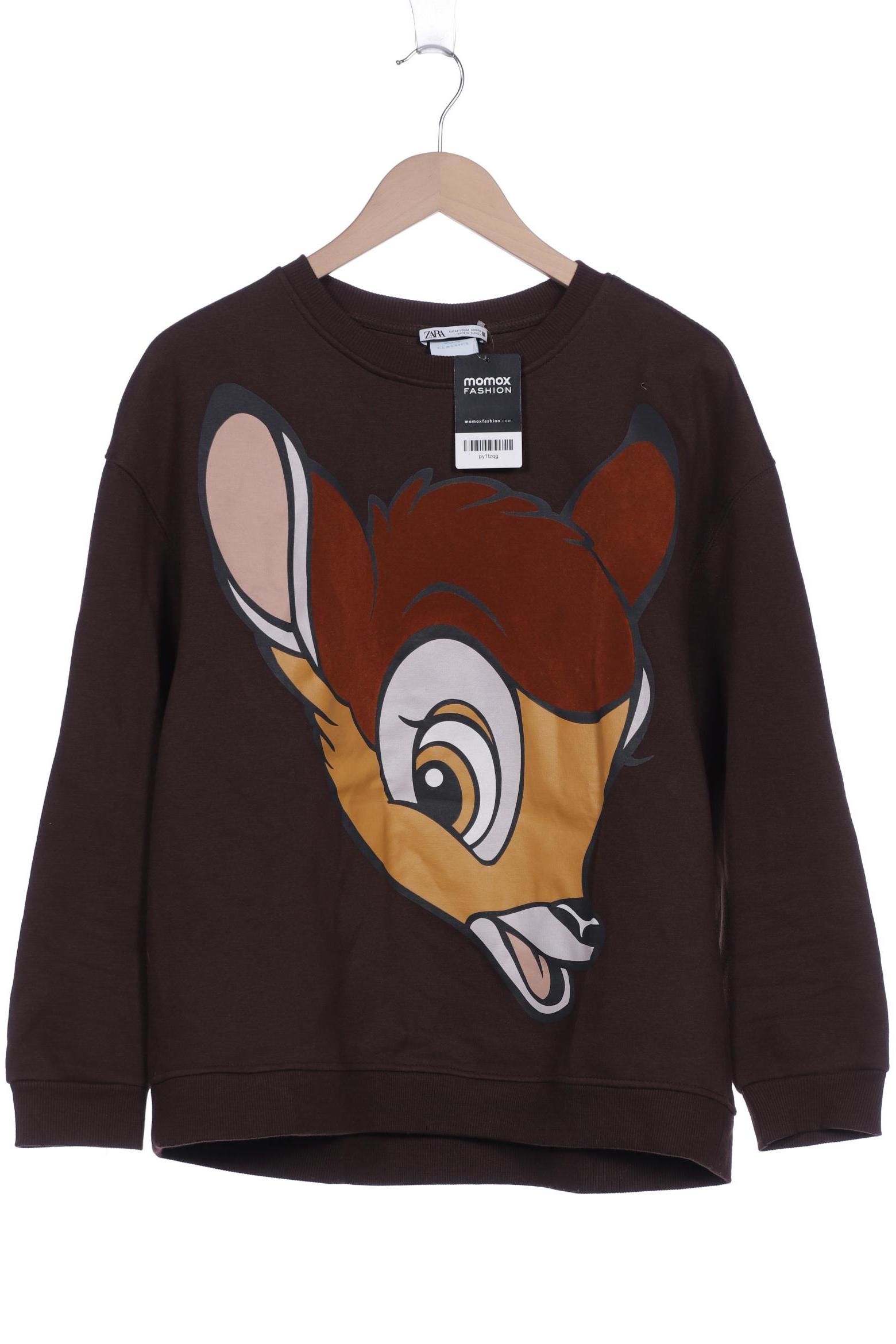 

ZARA Damen Sweatshirt, braun