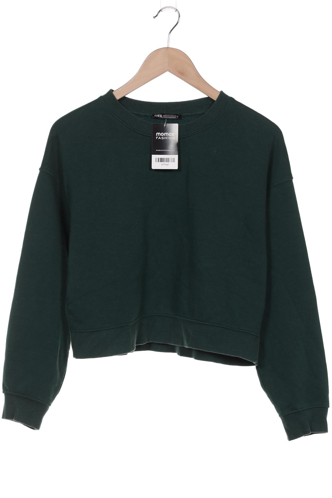 

Zara Damen Sweatshirt, grün, Gr. 36
